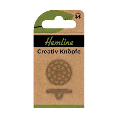 Hemline Knopf Creativ Knöpfe 22 mm 12 St