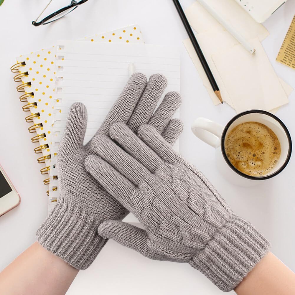 Coonoor Strickhandschuhe Touchscreen Warm Handschuhe, Weihnachten Warme Han günstig online kaufen