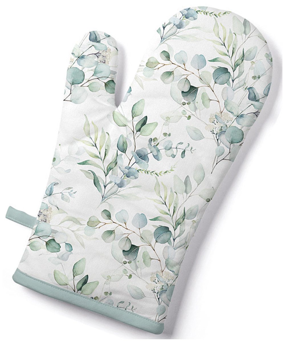 Ambiente® Topfhandschuhe Eucalyptus all over, (1-tlg., 1-teilig), Ofenhands günstig online kaufen
