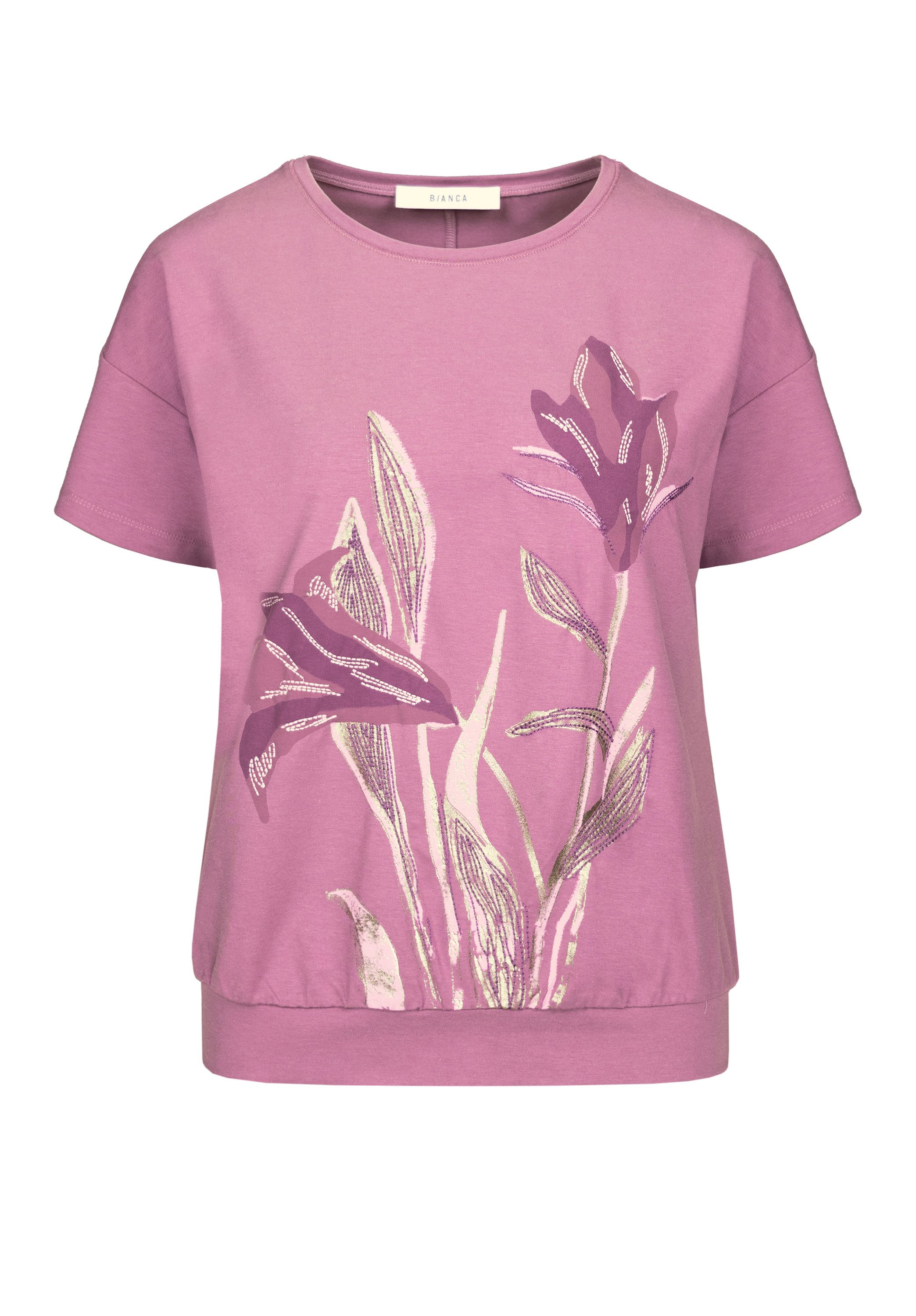 bianca Print-Shirt JULIE mit gesticktem Frontmotiv