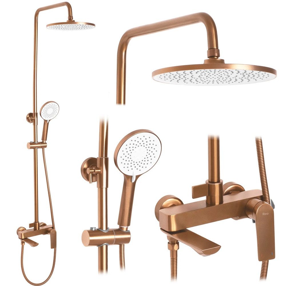 wohnwerk.idee Duschsystem Duscharmatur Dusche Regendusche Avalon günstig online kaufen