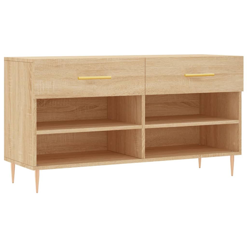 vidaXL Schuhregal Schuhbank Sonoma-Eiche 102x35x55 cm günstig online kaufen