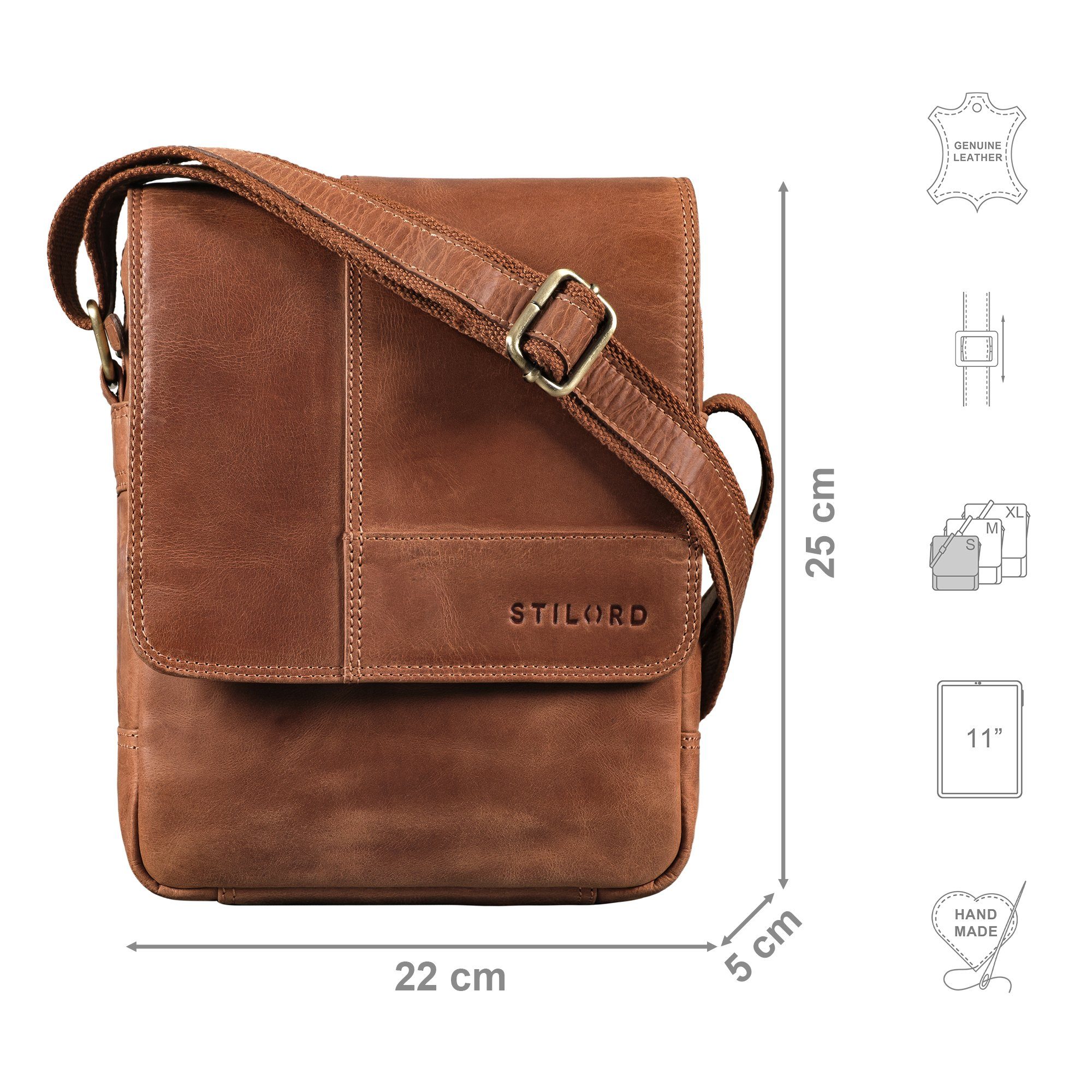 STILORD Schultertasche "Andy" Messenger Bag Herren günstig online kaufen