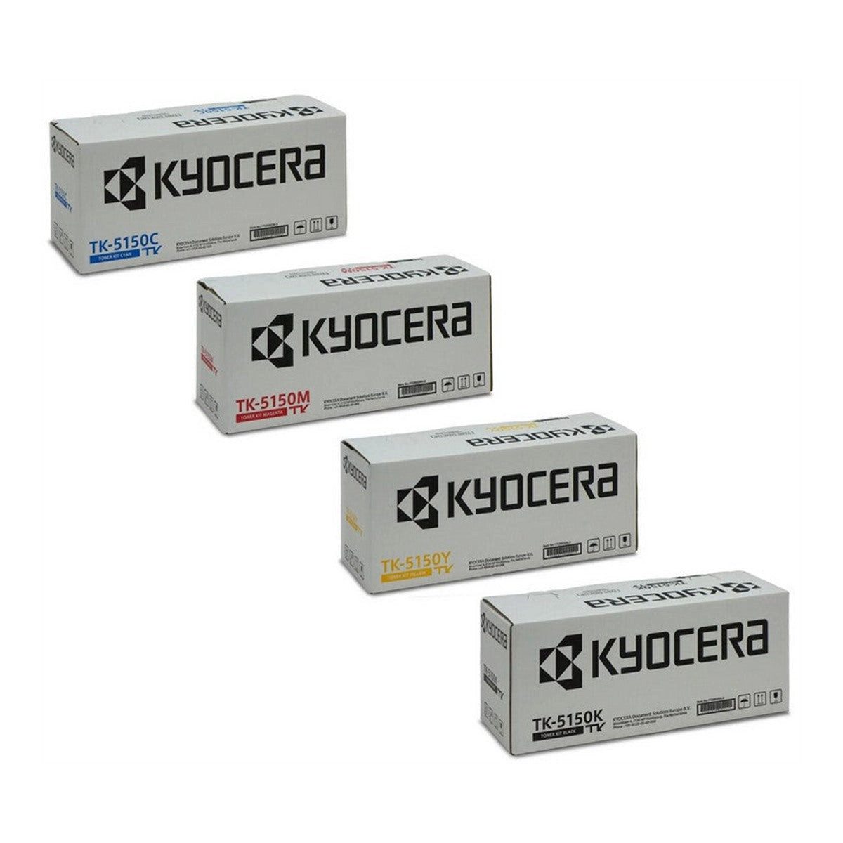 KYOCERA Tonerpatrone Original Kyocera TK-5150 Set M6035 M6535 P6035 cidn cdn, (Set, Toner-Set), Original Toner