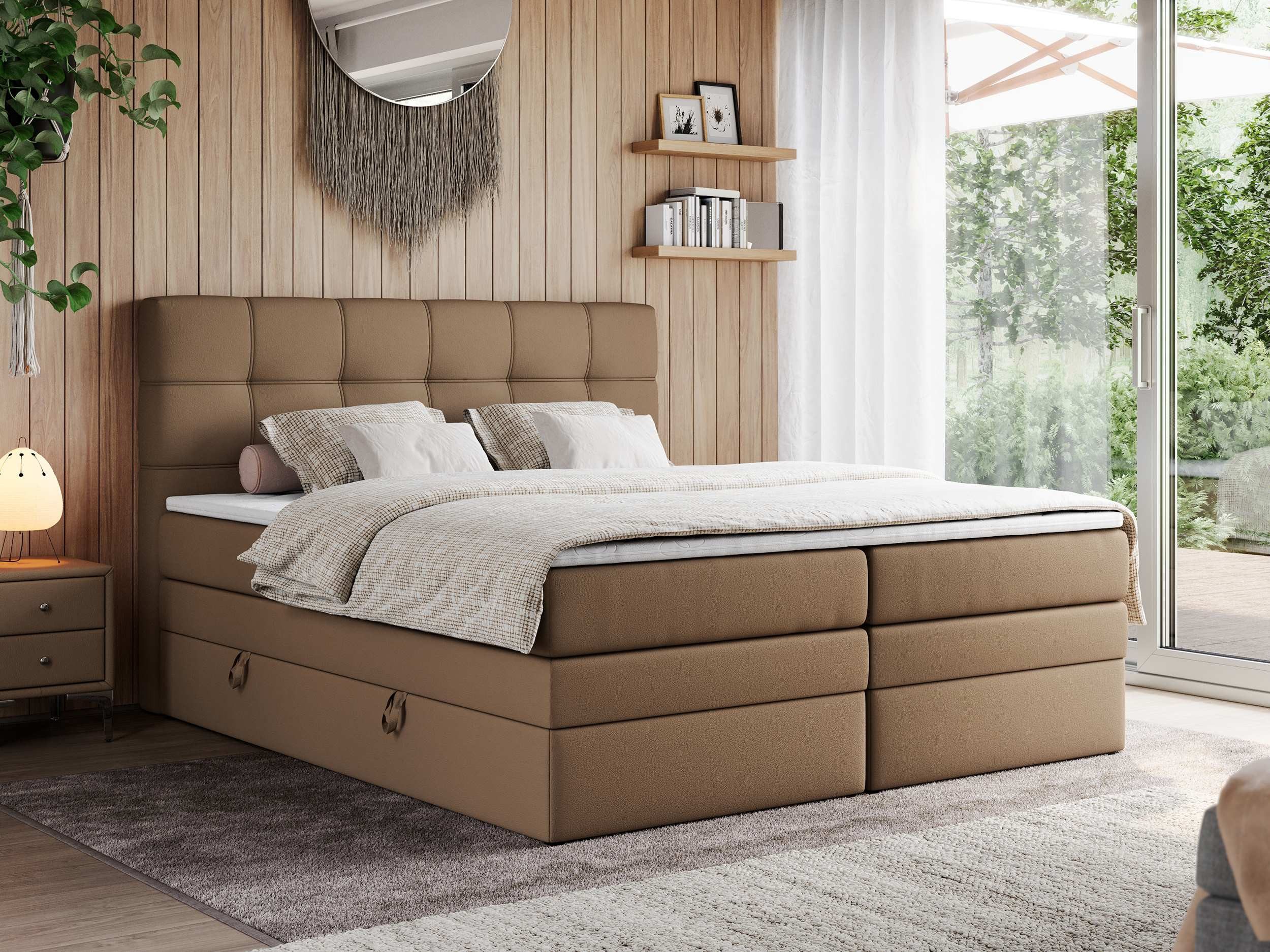 MKS MÖBEL Boxspringbett ERNI KING (T30-Schaum, günstig online kaufen