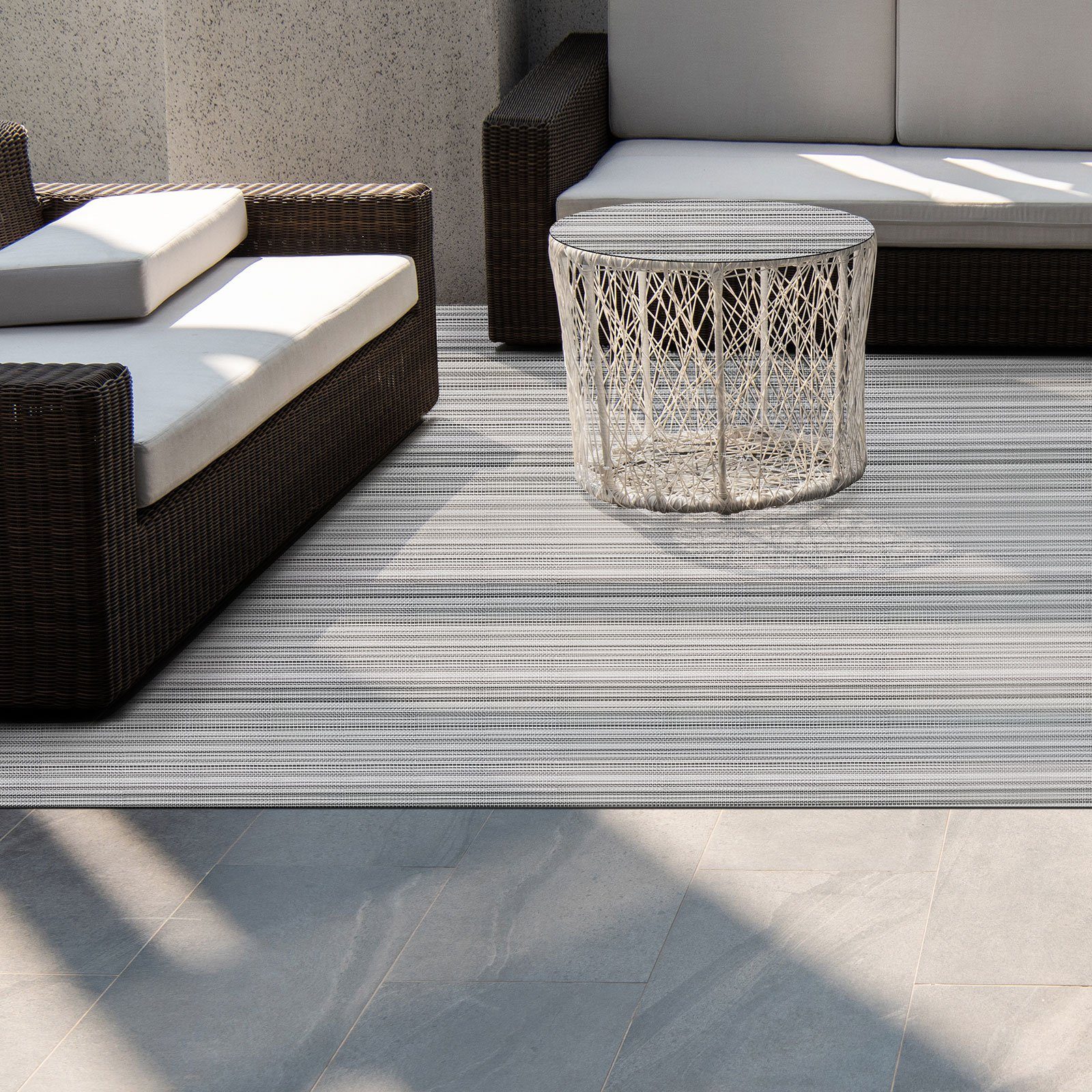 Outdoorteppich Terracina, als Läufer oder als Teppich geeignet, Karat, rechteckig, für private und gewerbliche Nutzung