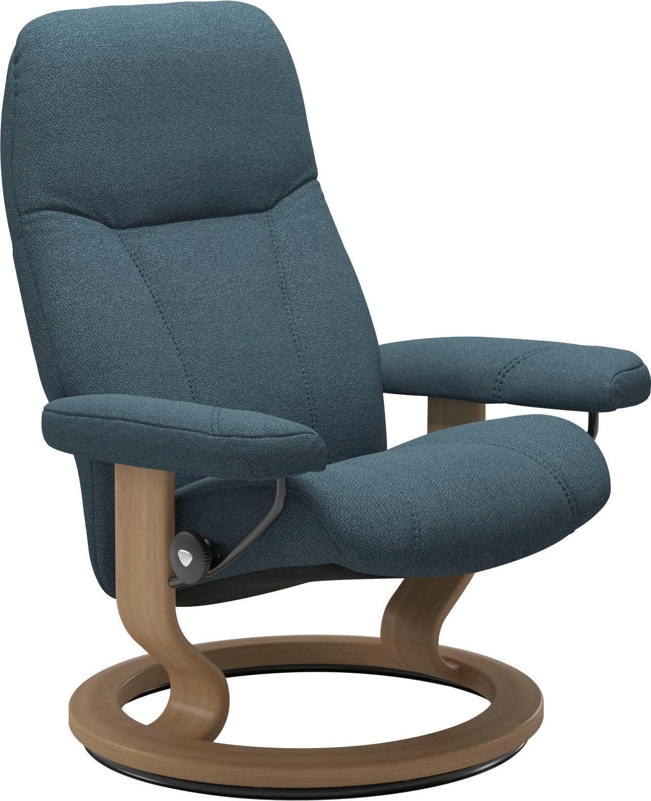 Stressless® Relaxsessel Consul, mit Classic Base, Größe M, Gestell Eiche | Funktionssessel