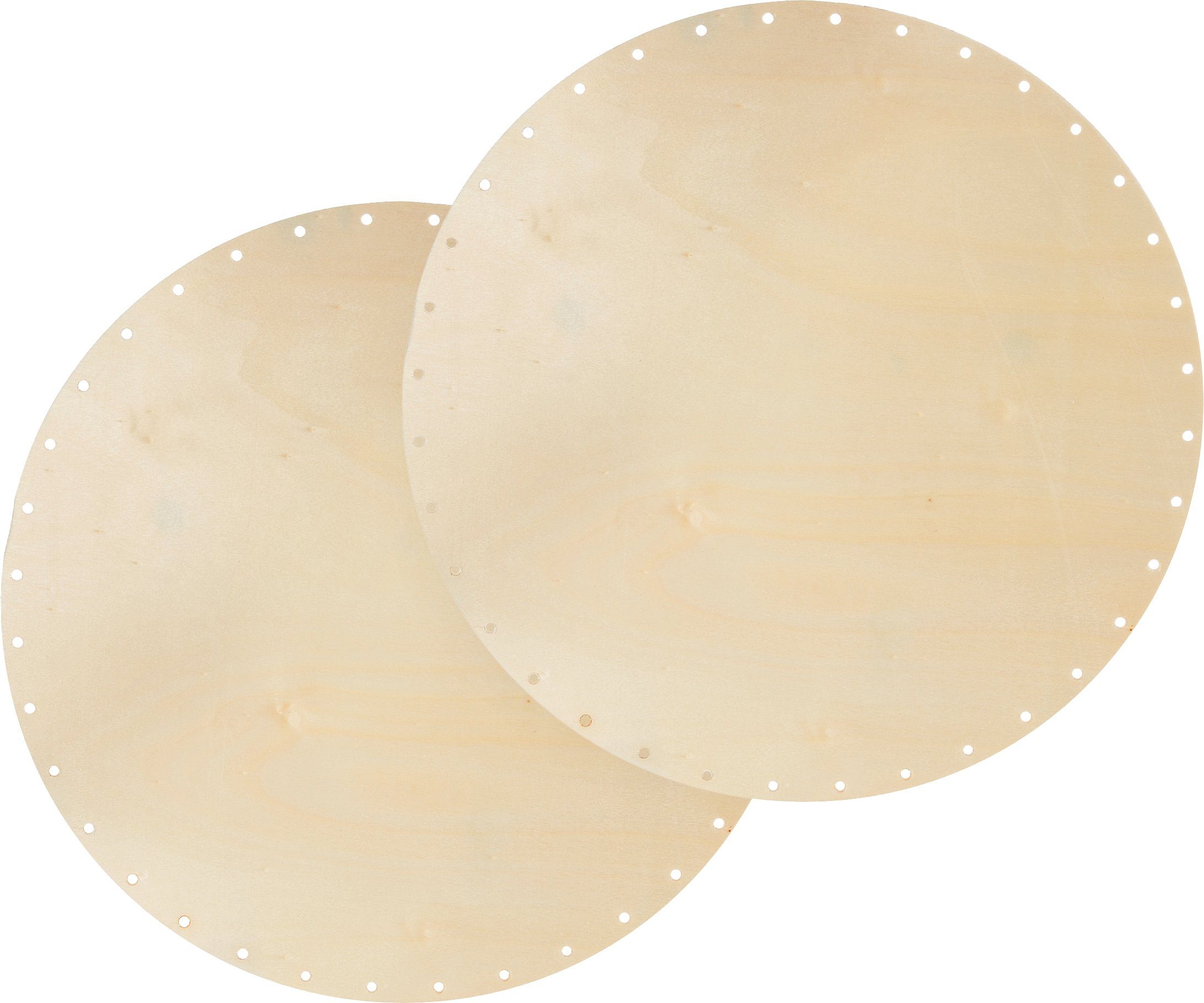 VBS Dekoobjekt Peddigrohr-Boden, 25 cm 2er-Pack