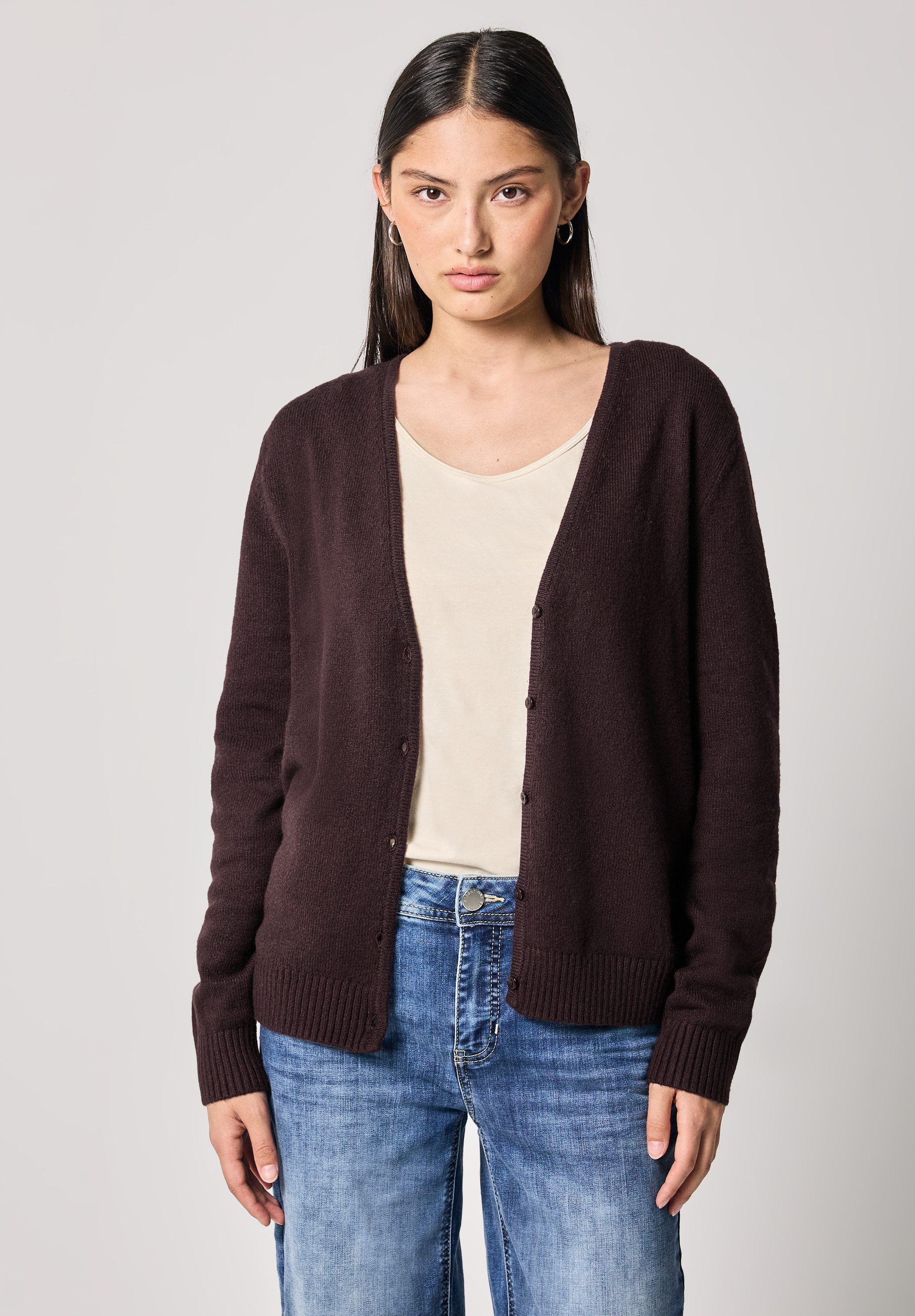 STREET ONE STUDIO Strickjacke im soften günstig online kaufen