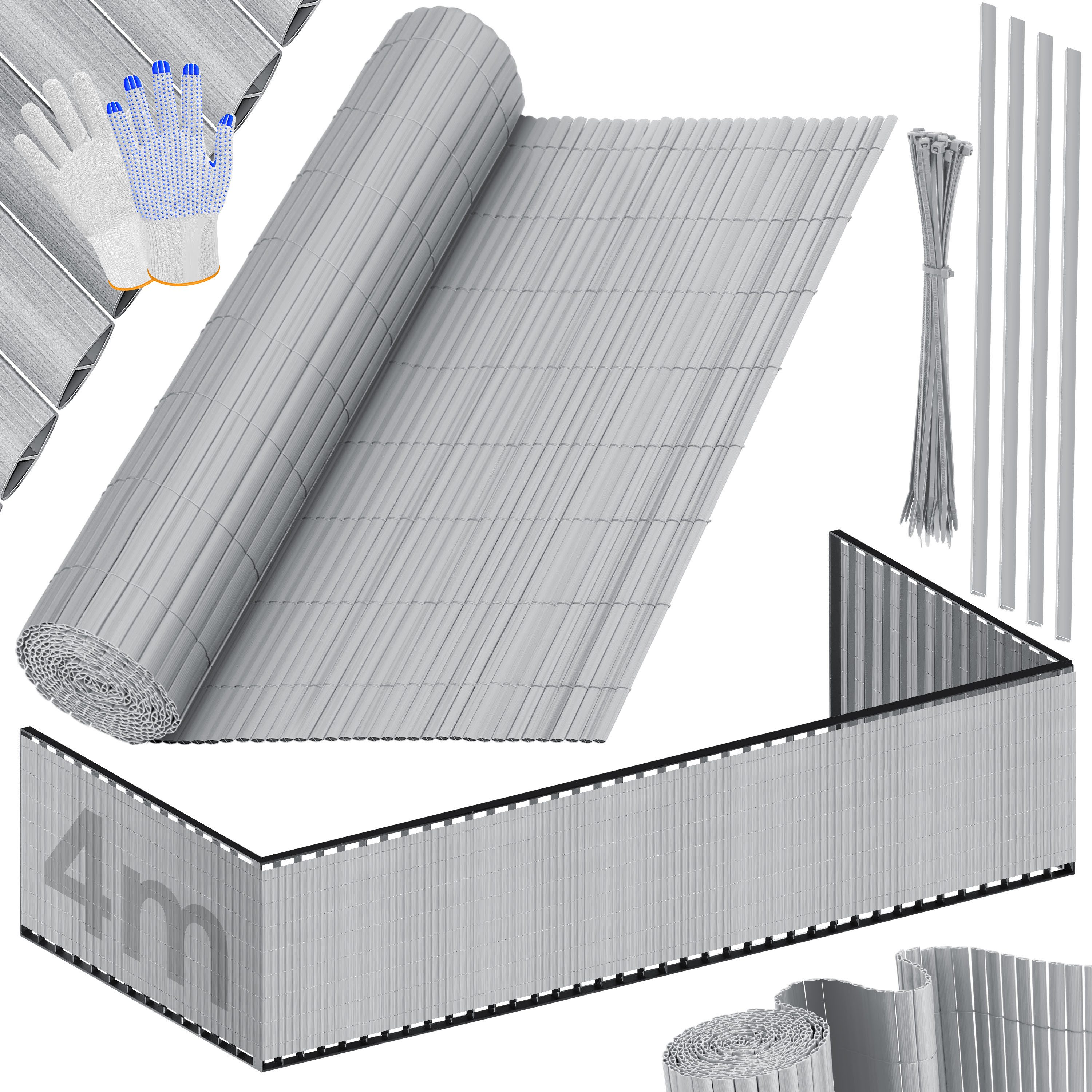 KESSER Смуги конфіденційності, PVC Sichtschutzmatte Balkonverkleidung Windschutz Sichtschutzzaun