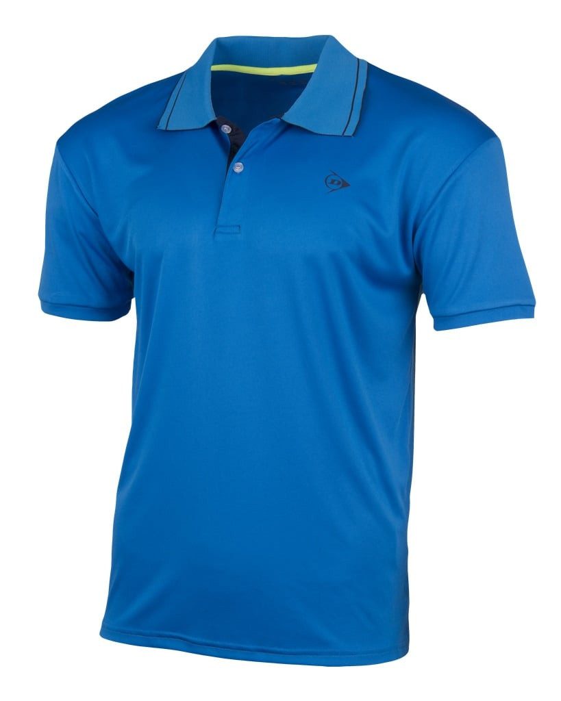 Dunlop Poloshirt Club (100% Polyester) blau Herren