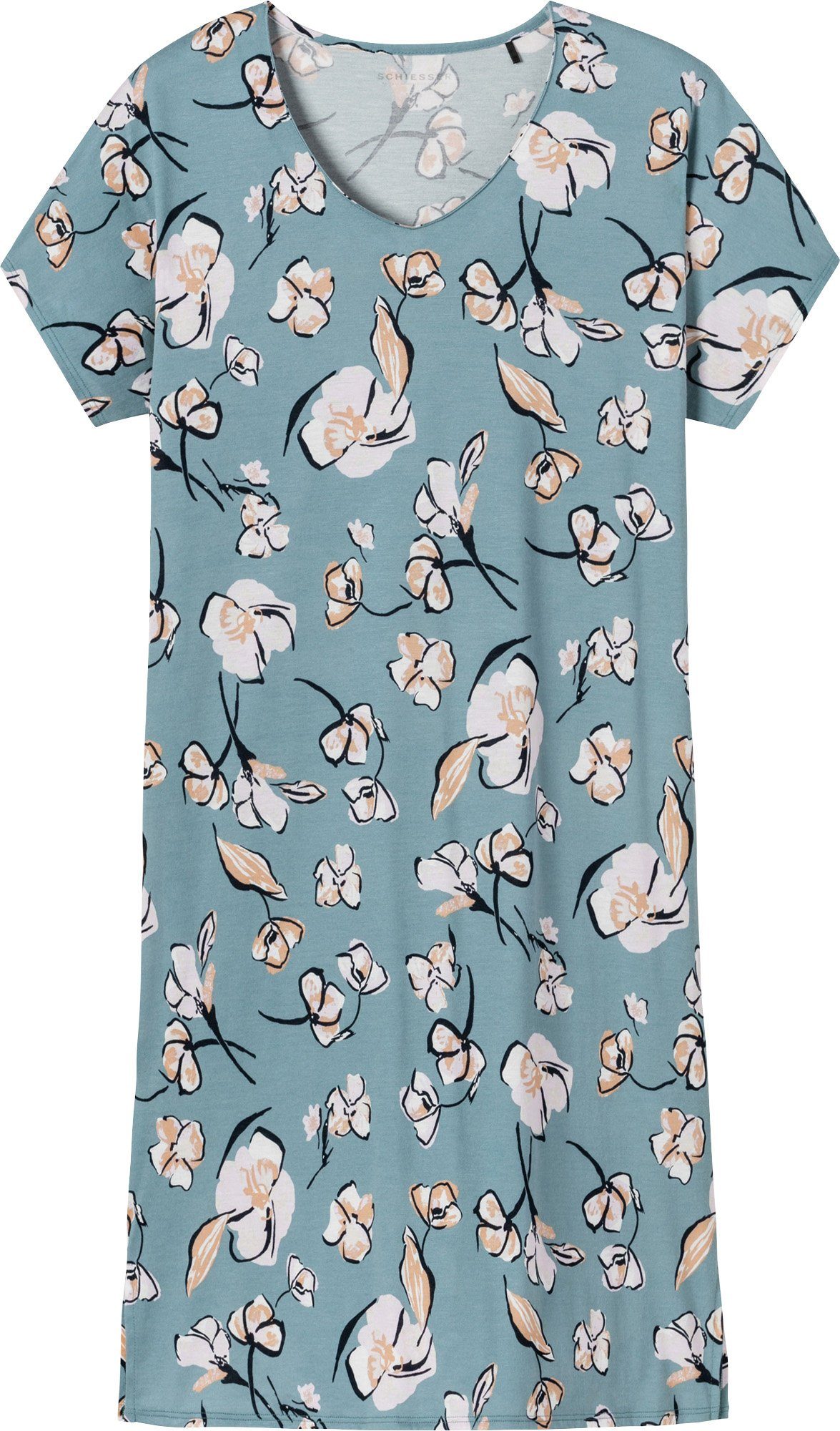 Schiesser Nachthemd »Damen-Nachthemd« Single-Jersey Blumen online kaufen |  OTTO