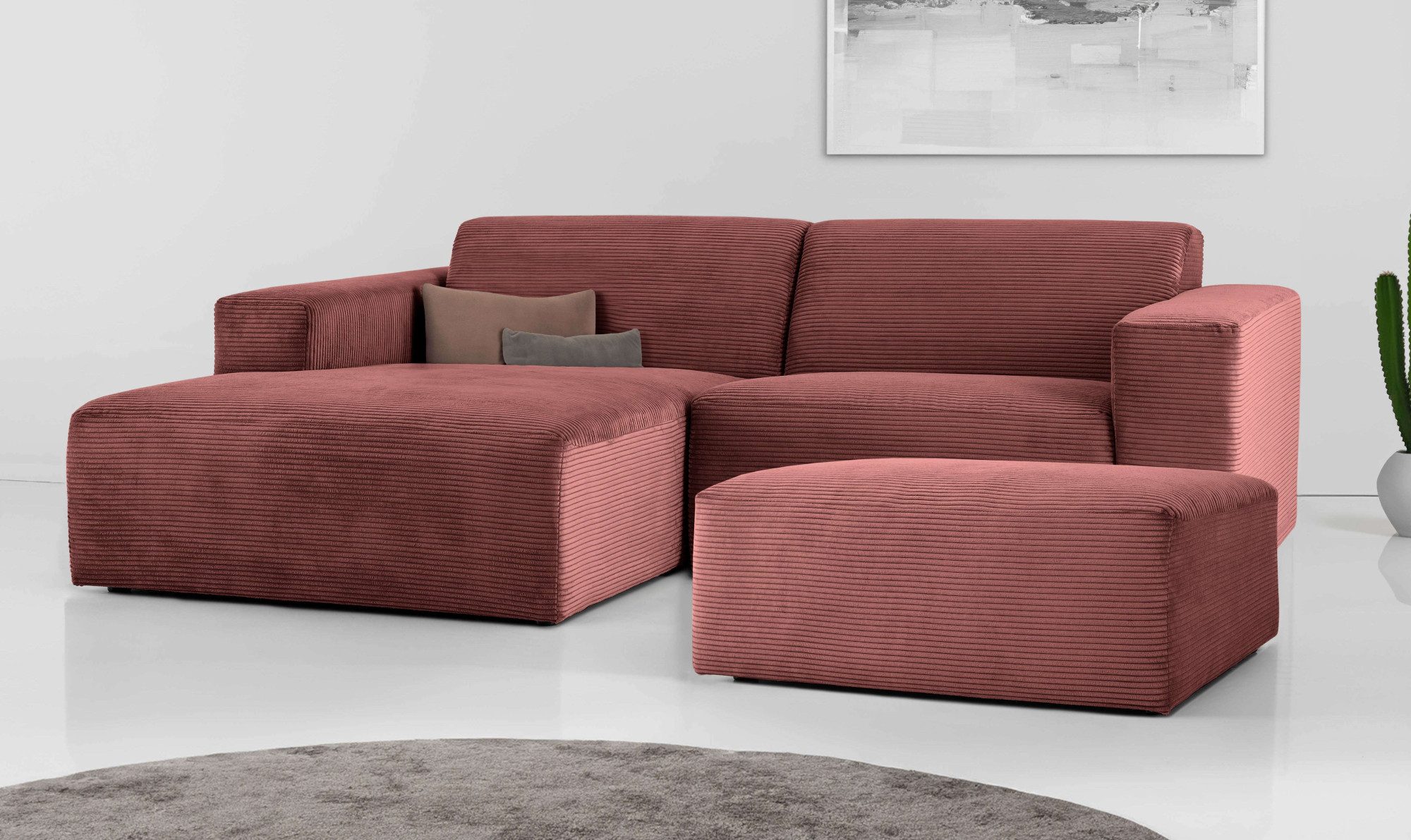 INOSIGN Ecksofa Koa,228cm, L-Form, Modulsofa, Webstoff, günstig online kaufen