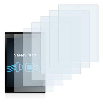 Savvies Schutzfolie für Jolla Tablet, Displayschutzfolie, 6 Stück, Folie klar