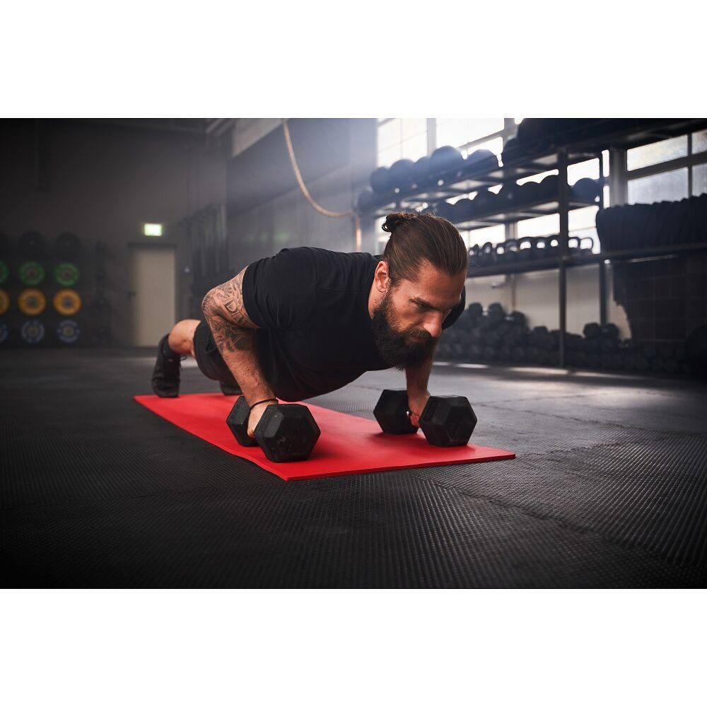 Sport-Thieme Fitnessmatte Fitnessmatte, Allzweck-Matte für vieles und Rot Gymnastik, mehr Fitness