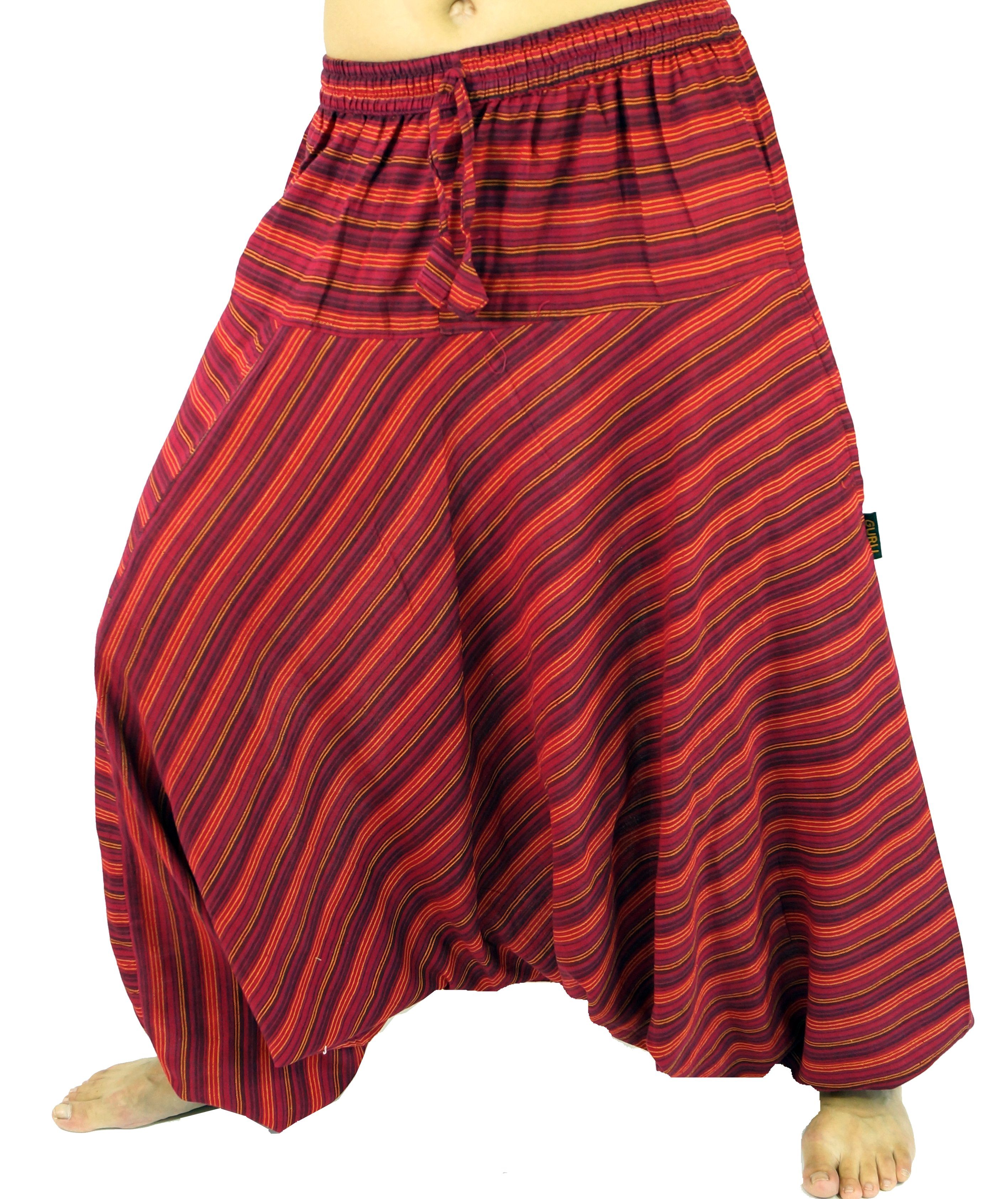 Guru-Shop Relaxhose Haremshose Pluderhose Pumphose Aladinhose günstig online kaufen