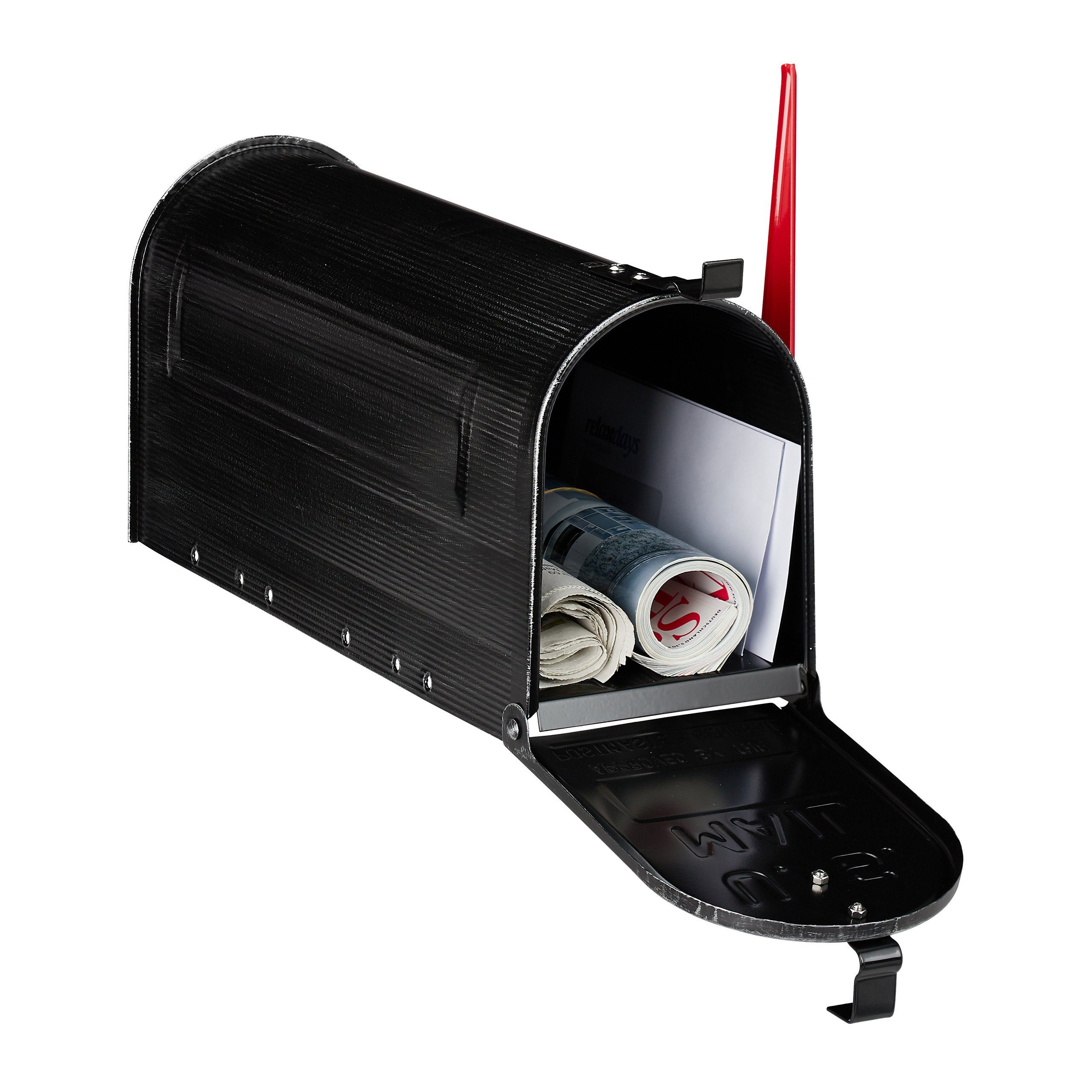 relaxdays Briefkasten US Briefkasten vintage black günstig online kaufen