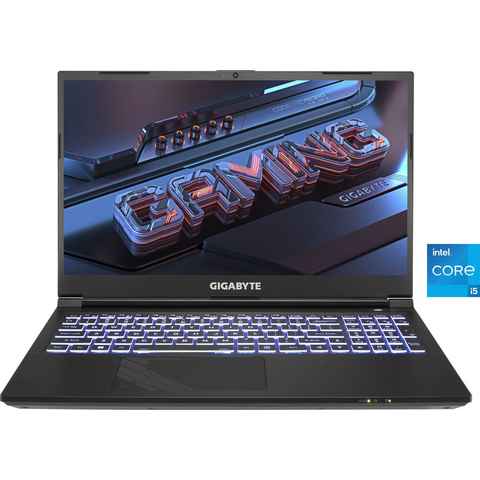 Gigabyte G5 GE-51DE213SD Gaming-Notebook (39,62 cm/15,6 Zoll, Intel Core i5 12500H, GeForce RTX 3050, 512 GB SSD)