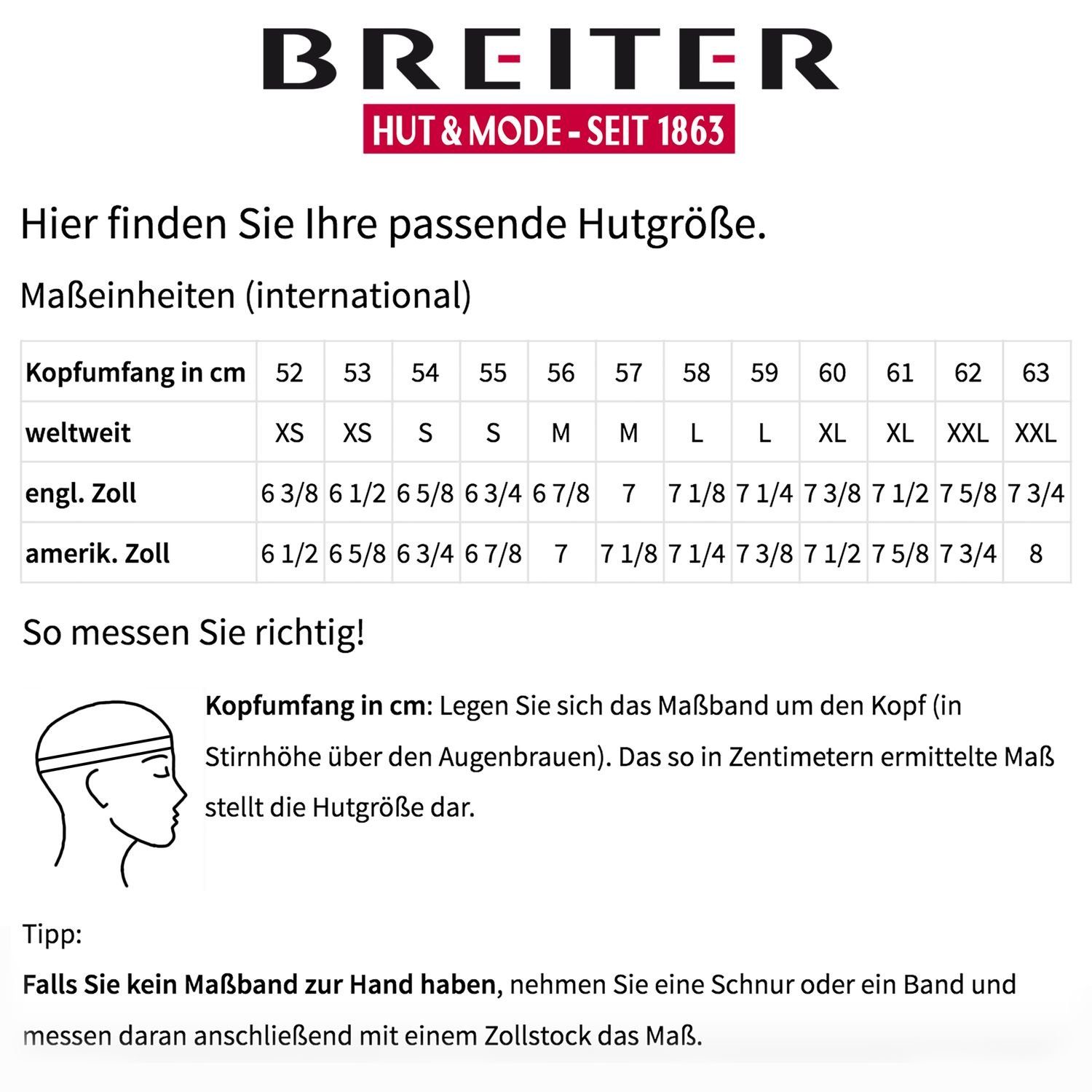 knautschbare Hut-Breiter Schiebermütze Flatcap anthrazit Schirmmütze Harris-Tweed Breiter /