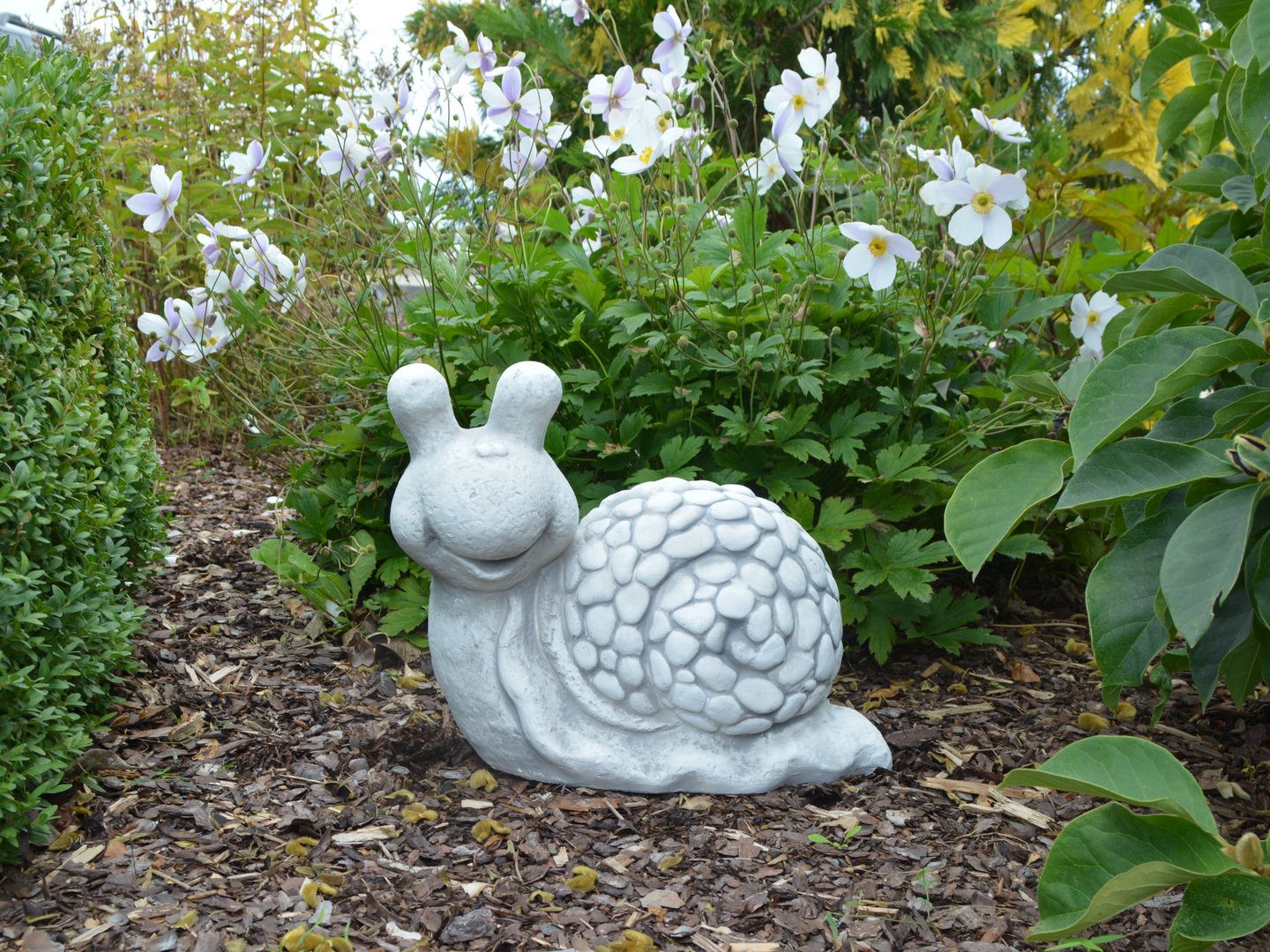 gartendekoparadies.de Gartenfigur Lustige Schnecke, H. 32 cm, 22 kg, Frostsicher – Bild 2 von 5