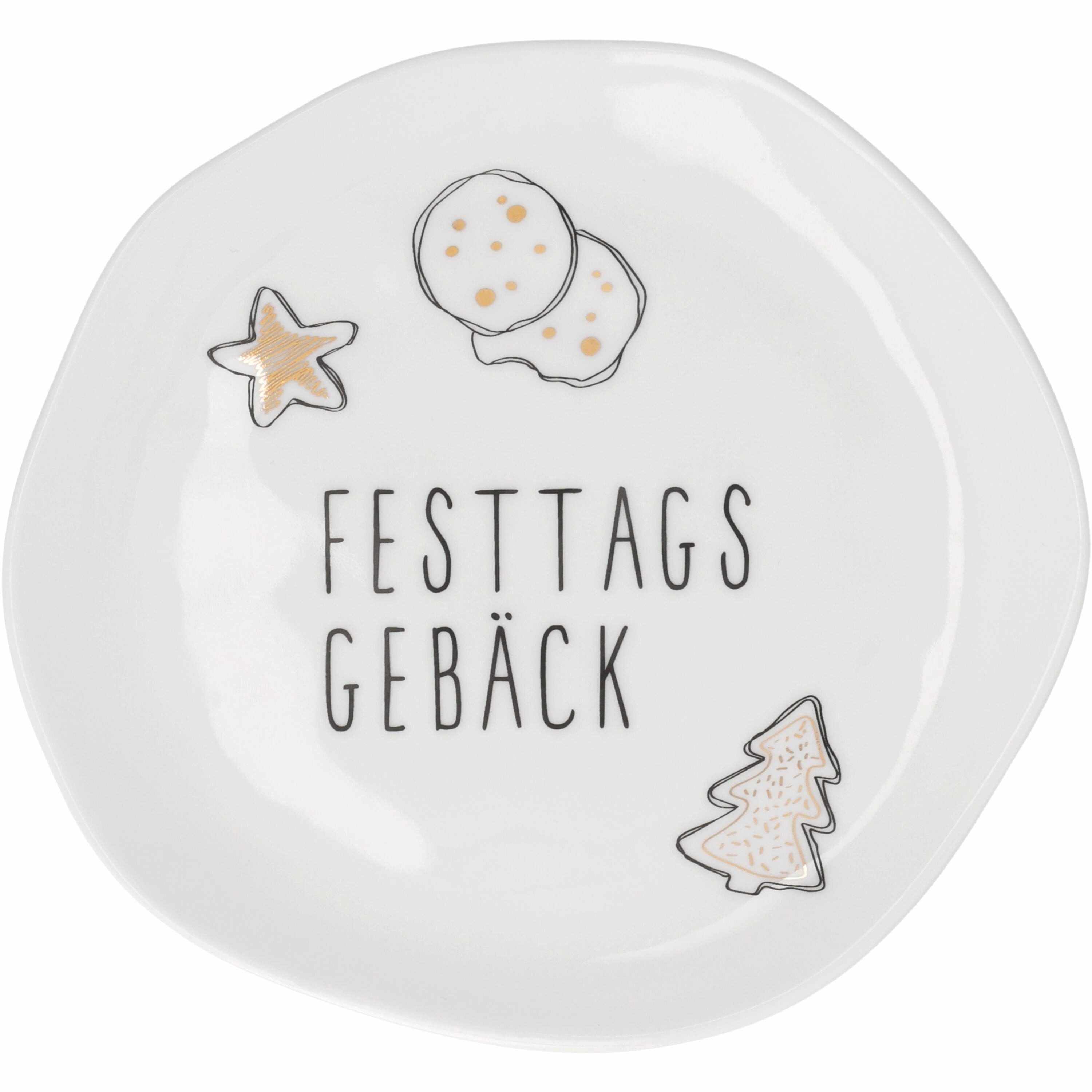 Räder Design Teller Kleiner Teller „Festtagsgebäck“ von Räder Design – Weihnachtsteller Ø