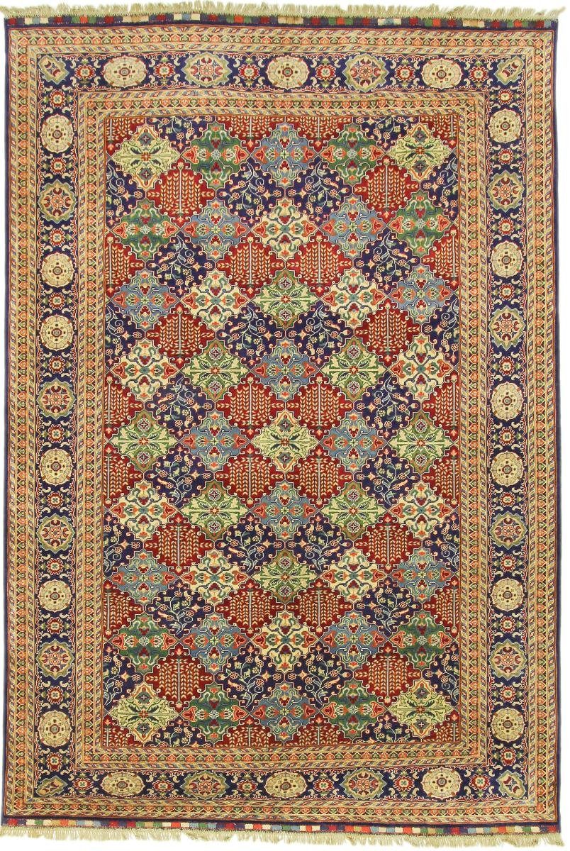 Orientteppich Afghan Marinus 206x301 Handgeknüpfter Orientteppich, Nain Trading, rechteckig, Höhe: 6 mm