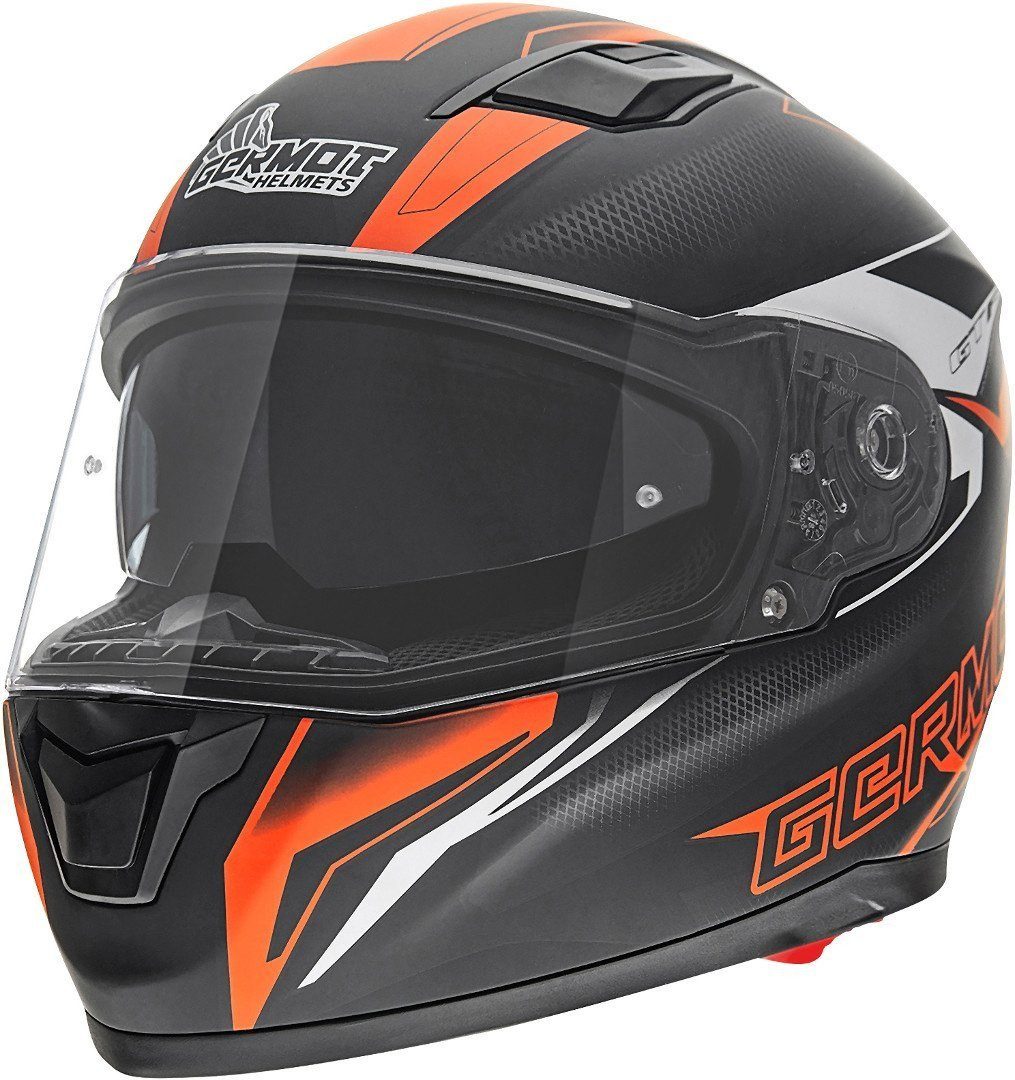 Schwarz Matt/Orange