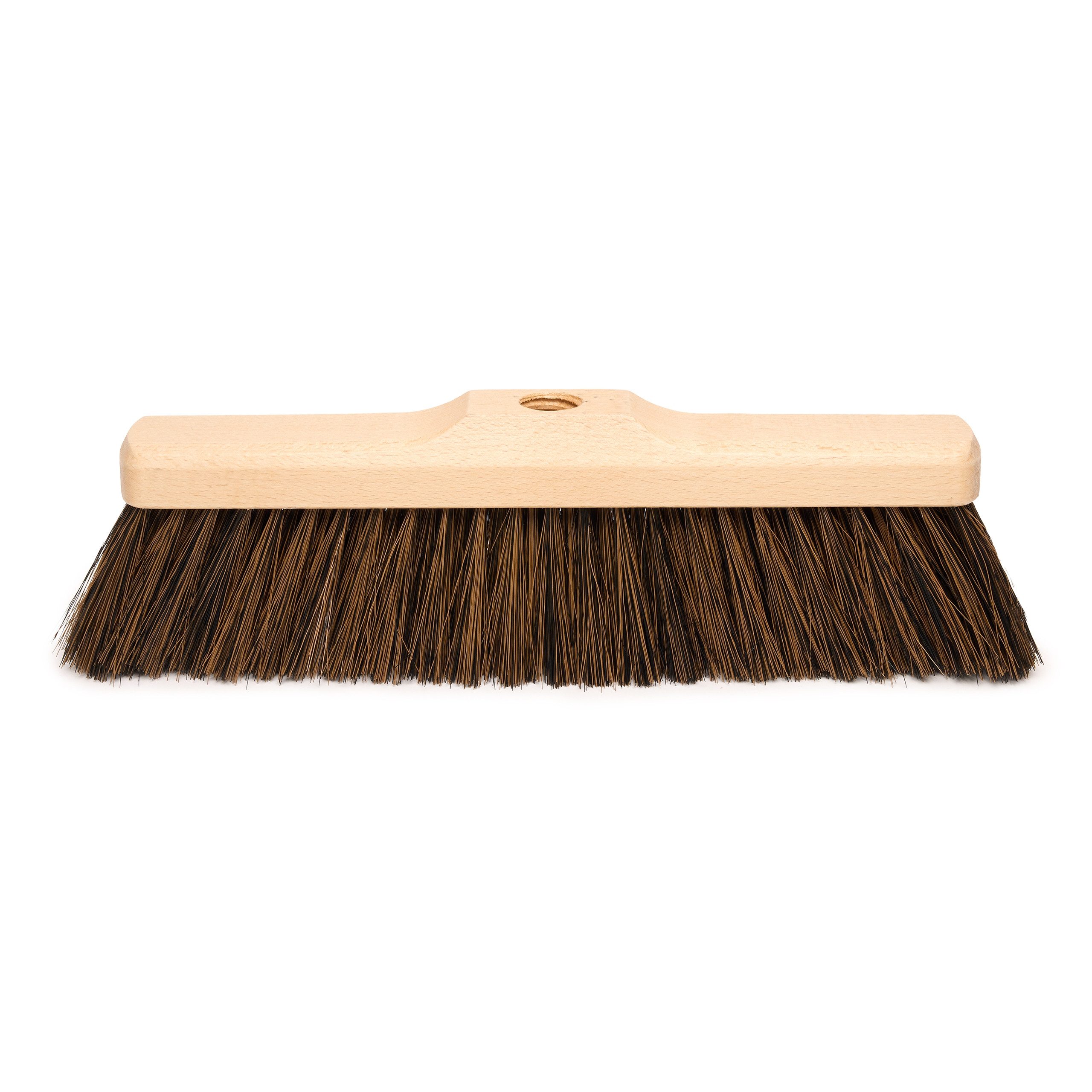 Garronda Reinigungsbürsten-Set Besen Gartenbesen PET Buchenholz GD-0266, (1-tlg., Besenkopf), Für Innen und Außen, Lieferung ohne Stiel