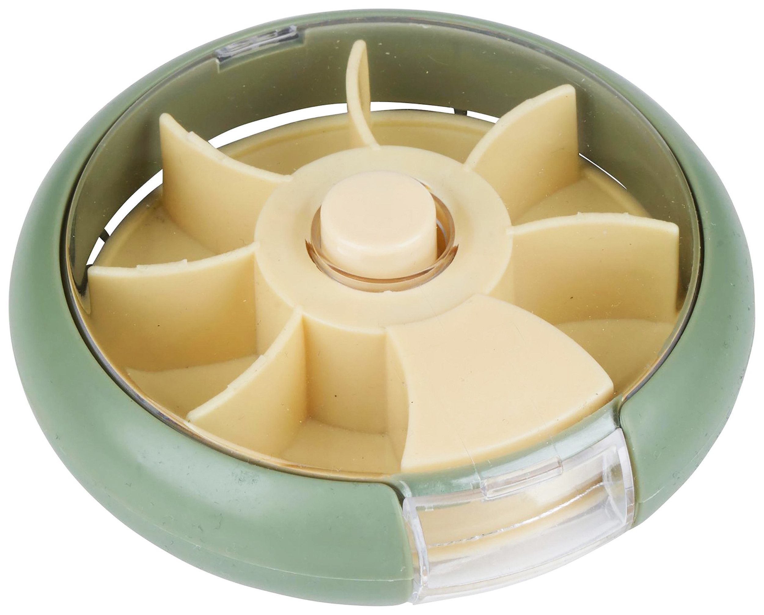 COMFORT AID Pillendose 7 Tage PILLENBOX rund mit 7 Fächer aus Kunststoff Pillendose 94, Tablettenbox Medikamentenbox Tablettendose Pillen Dose Box