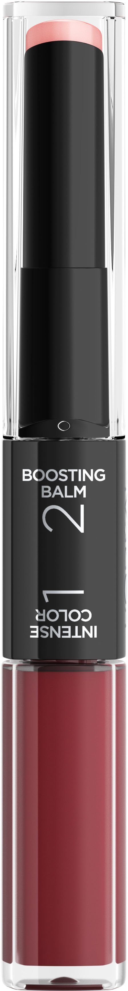 L'ORÉAL PARIS Lippenstift INFAILLIBLE 2-STEP LIP STICK, intensive Farbe und strahlender Glanz