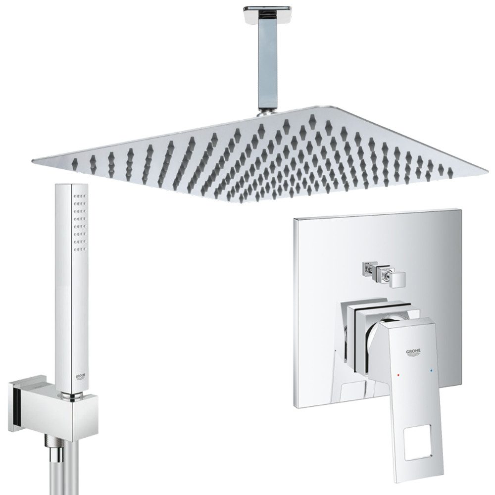 Grohe und Jowi Duscharmatur Eurcocube Unterputz Duschsystem, Kopfbrause Dec günstig online kaufen