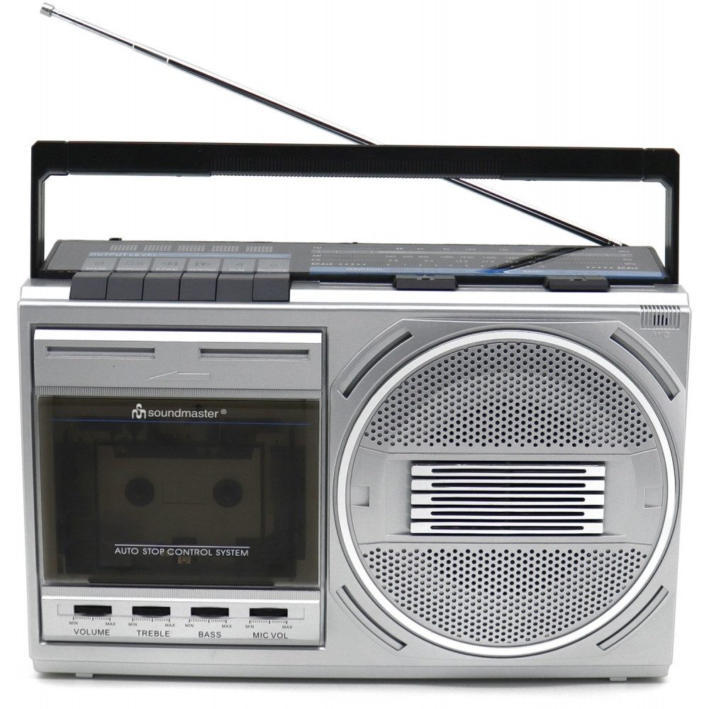 Soundmaster RR20SI Mono-Radio-Cassette Rekorder Radio