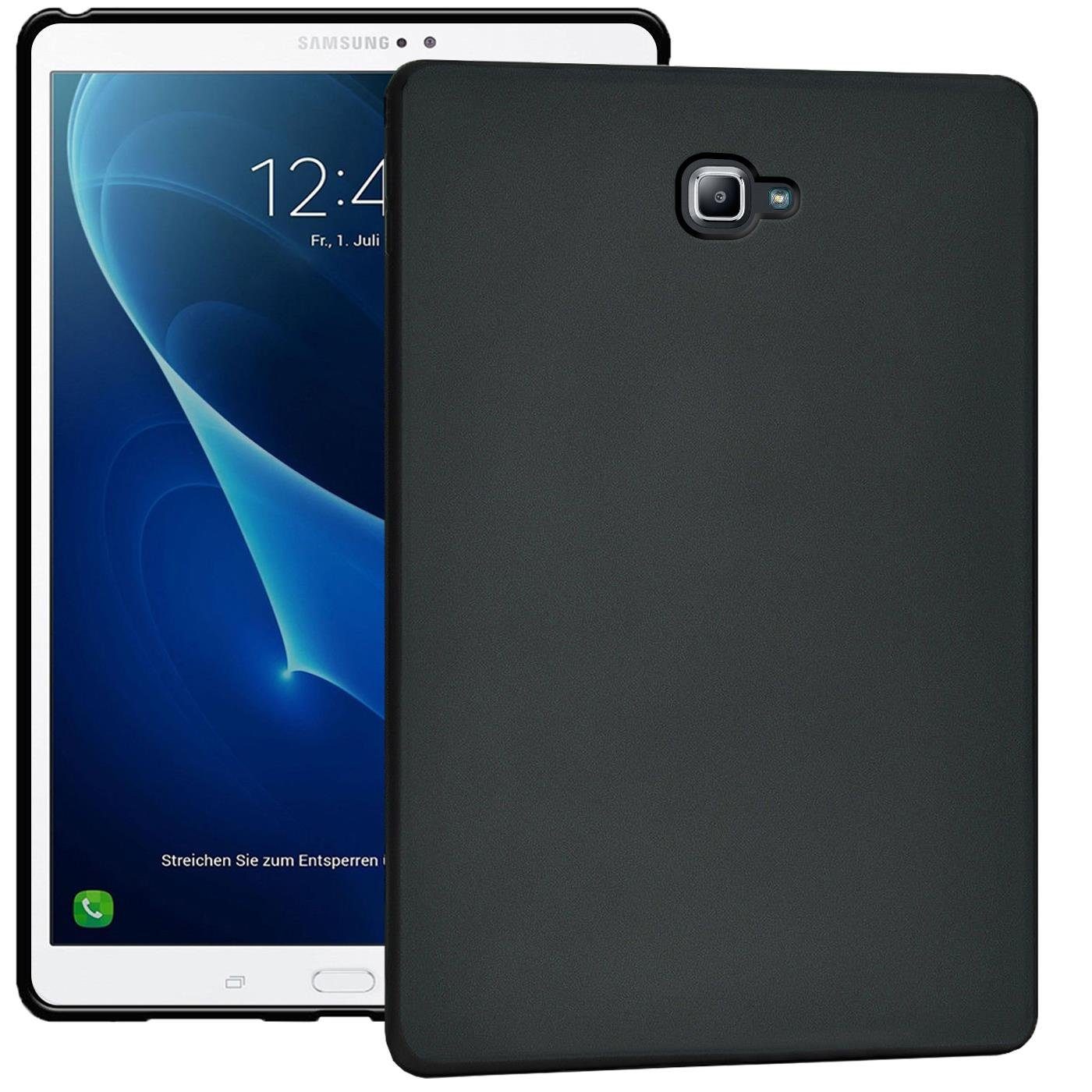 CoolGadget Tablet-Hülle Silikon Case Tablet Hülle Für Samsung Galaxy Tab A 10.1 (2016) 25,7 cm (10,1 Zoll), Hülle dünne Schutzhülle matt Slim Cover für Samsung Tab A 10.1 2016