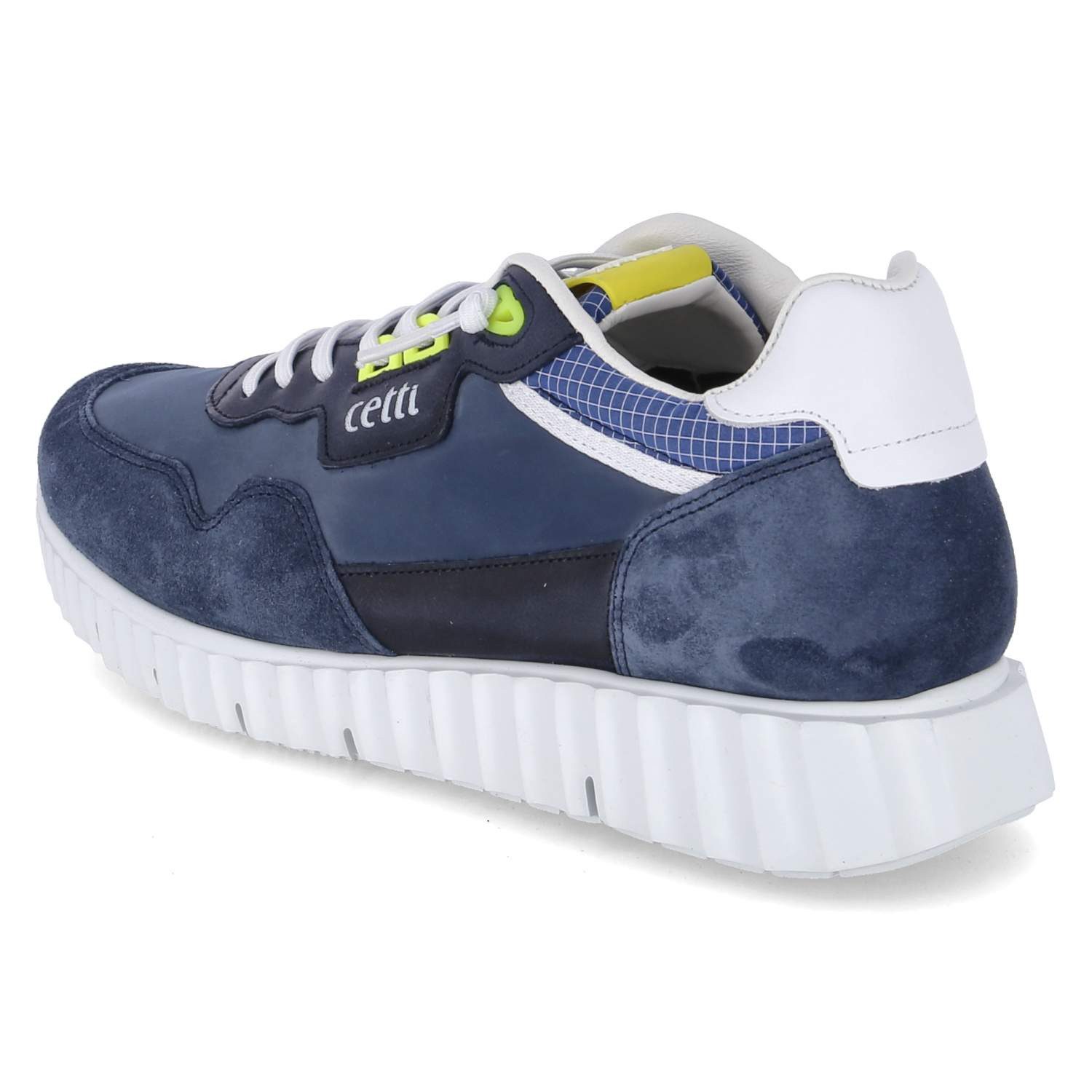 Cetti Cetti C1345 navy Herren Leder & Textil blue Schnürschuh