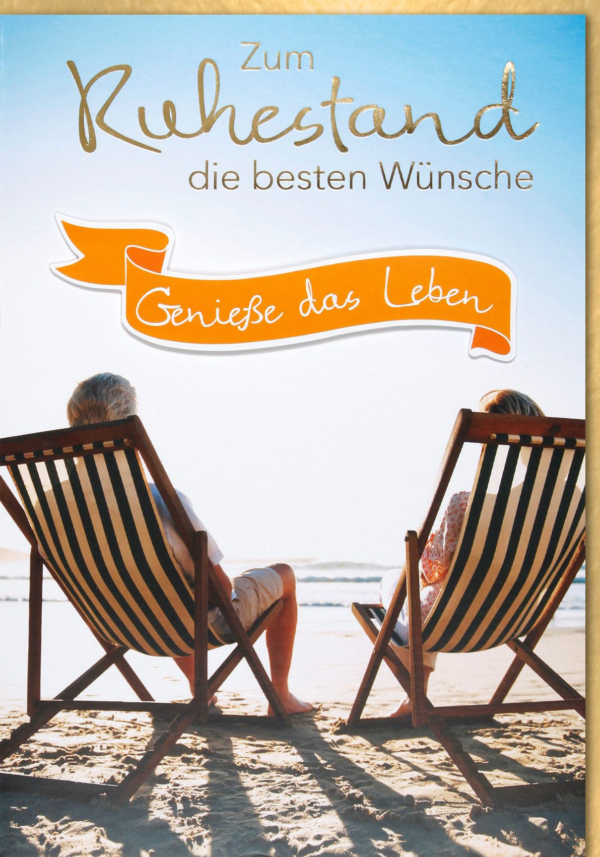 Verlag Dominique Grußkarten Ruhestand A4 Glückwunschkarte im Format