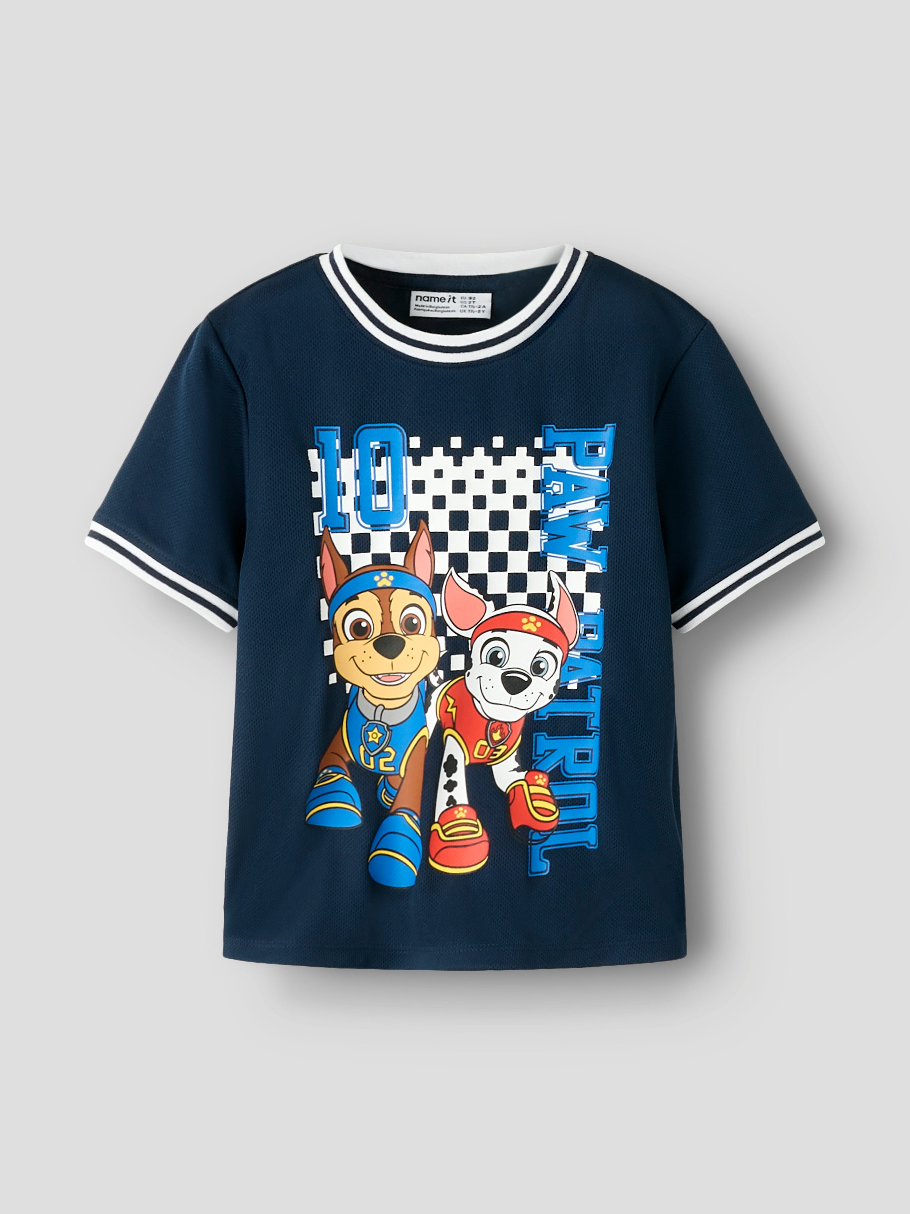 Name It T-Shirt NMMMARGO PAW SS NREG POLY TOP CPLG – Bild 2 von 4