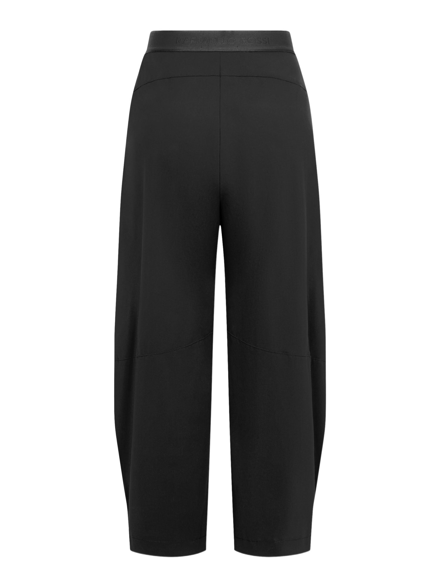 Raffaello Rossi Stoffhose schwarz,Business,Viskose,Unifarben,Gerade,Mittel