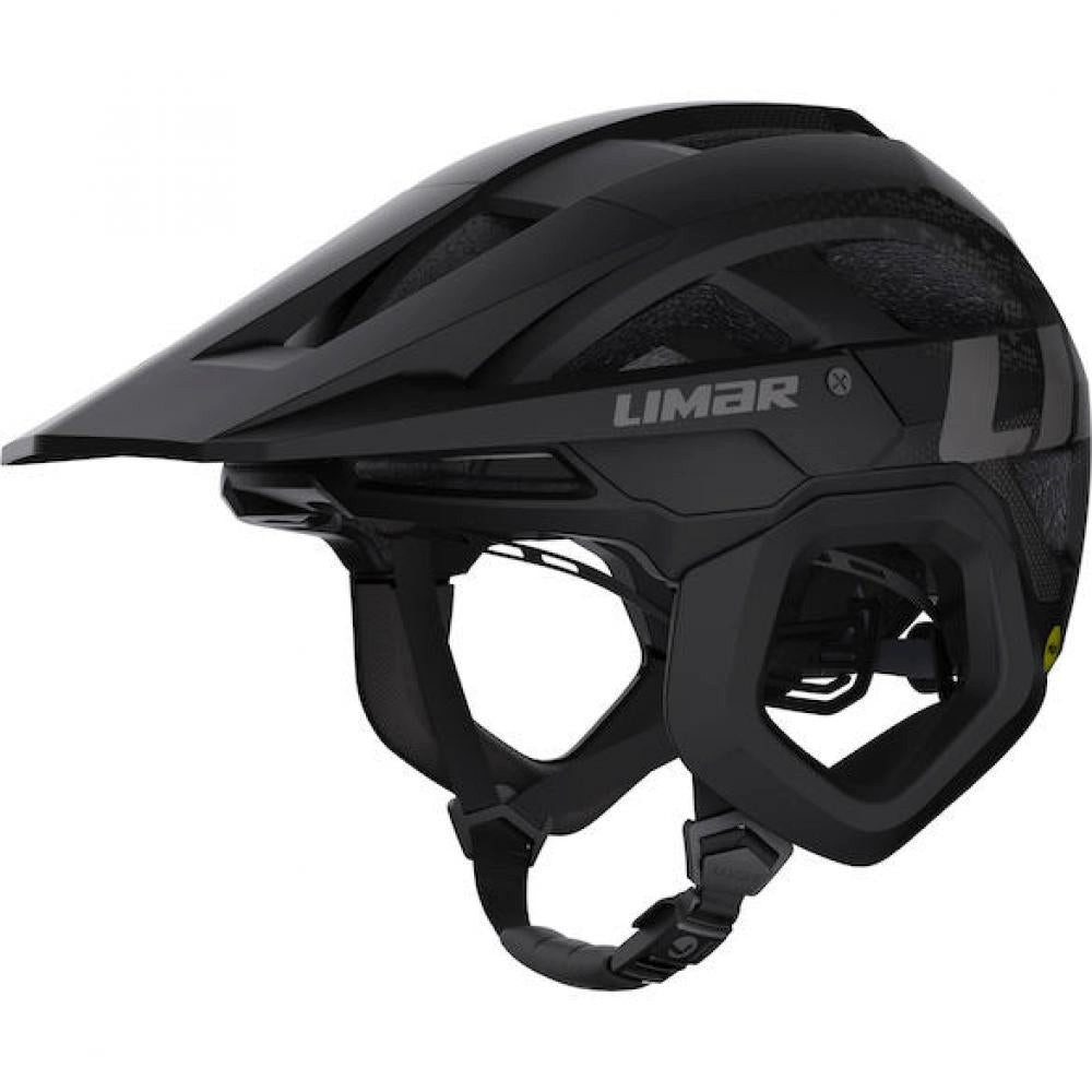 LIMAR Fahrradhelm Limar Etna + Mips Matt Black Titanium M Schwarz - Enduro-Helm mit maxi