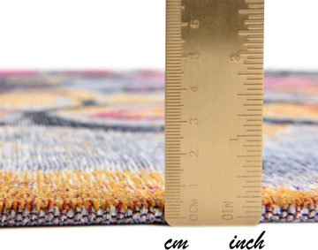 Teppich Cosima-109, Gino Falcone, rechteckig, Höhe: 3 mm, flachgeweber Jaquard-Teppich, mit Chenillegarn, modernes Design