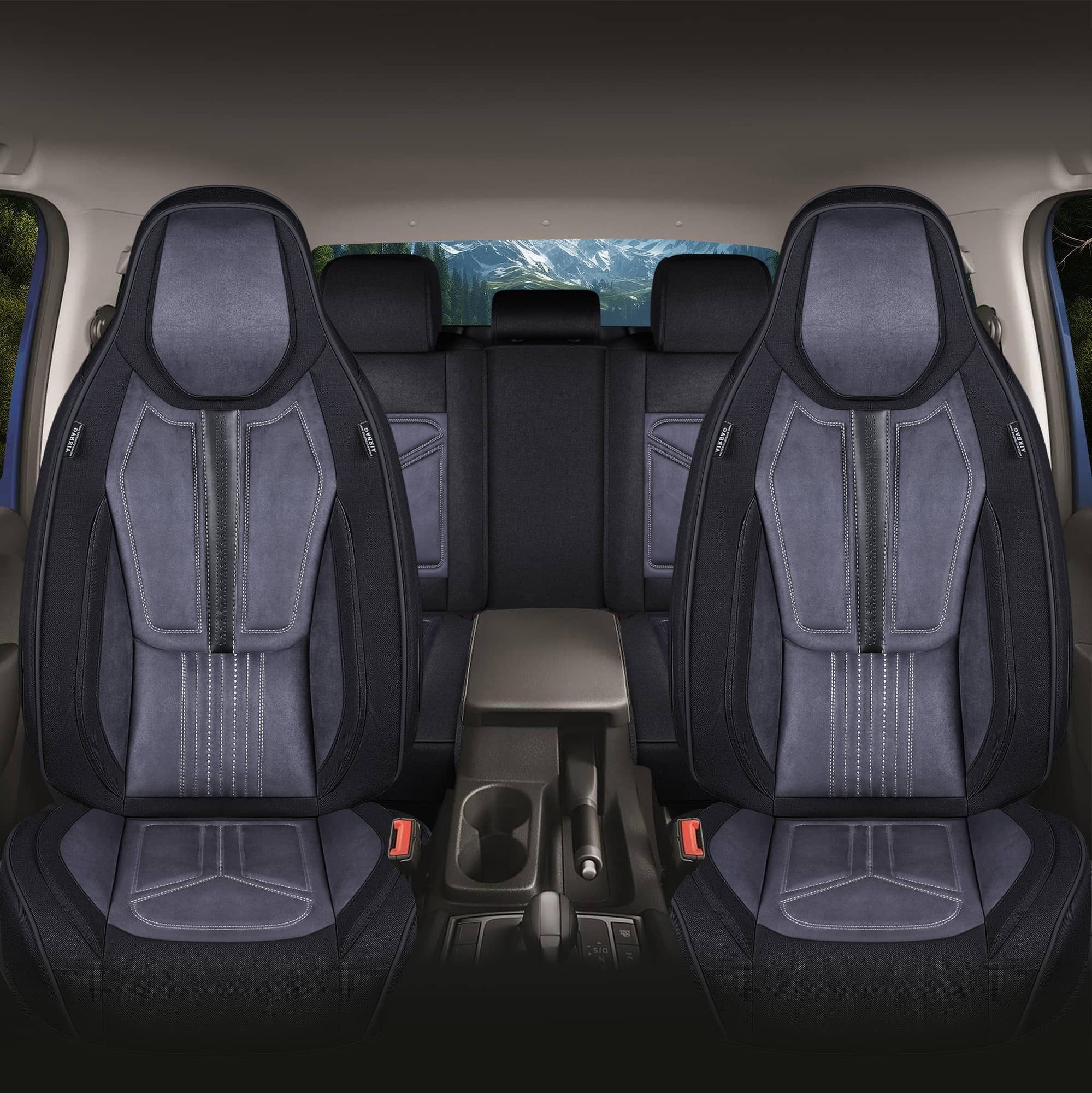 BREMER SITZBEZÜGE Autositzbezug für Mitsubishi ASX Bj ab 2010 (FS7), Set, Komplettset Vorne und Hinten, in Schwarz/Grau