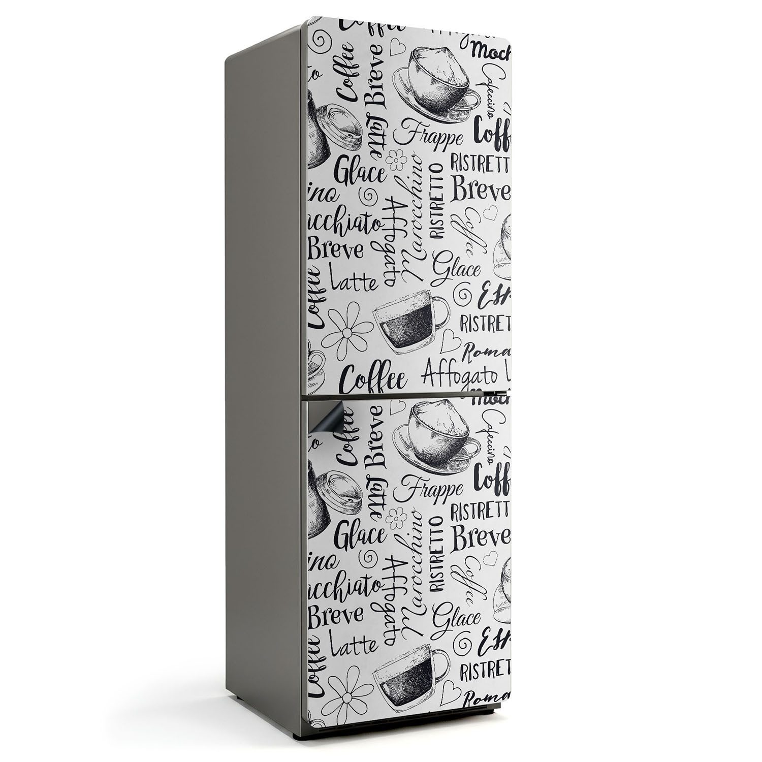 Magnetfolie Kühlschrank Magnetmatte Kaffee Magnetfolie für den Kühlschrank