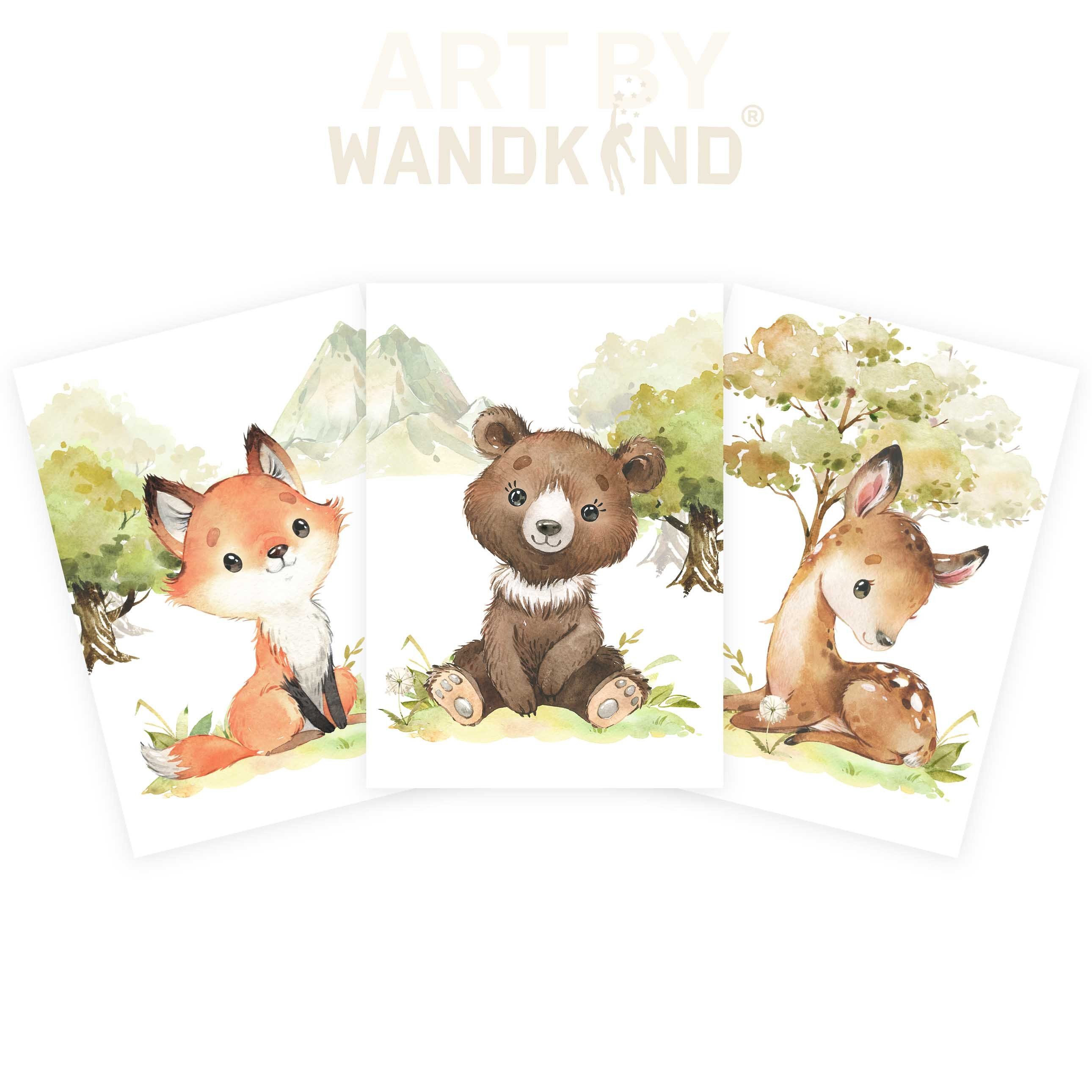 WANDKIND Poster Kinderzimmer Poster 3er Set Premium Produktbild-Vorschau 7