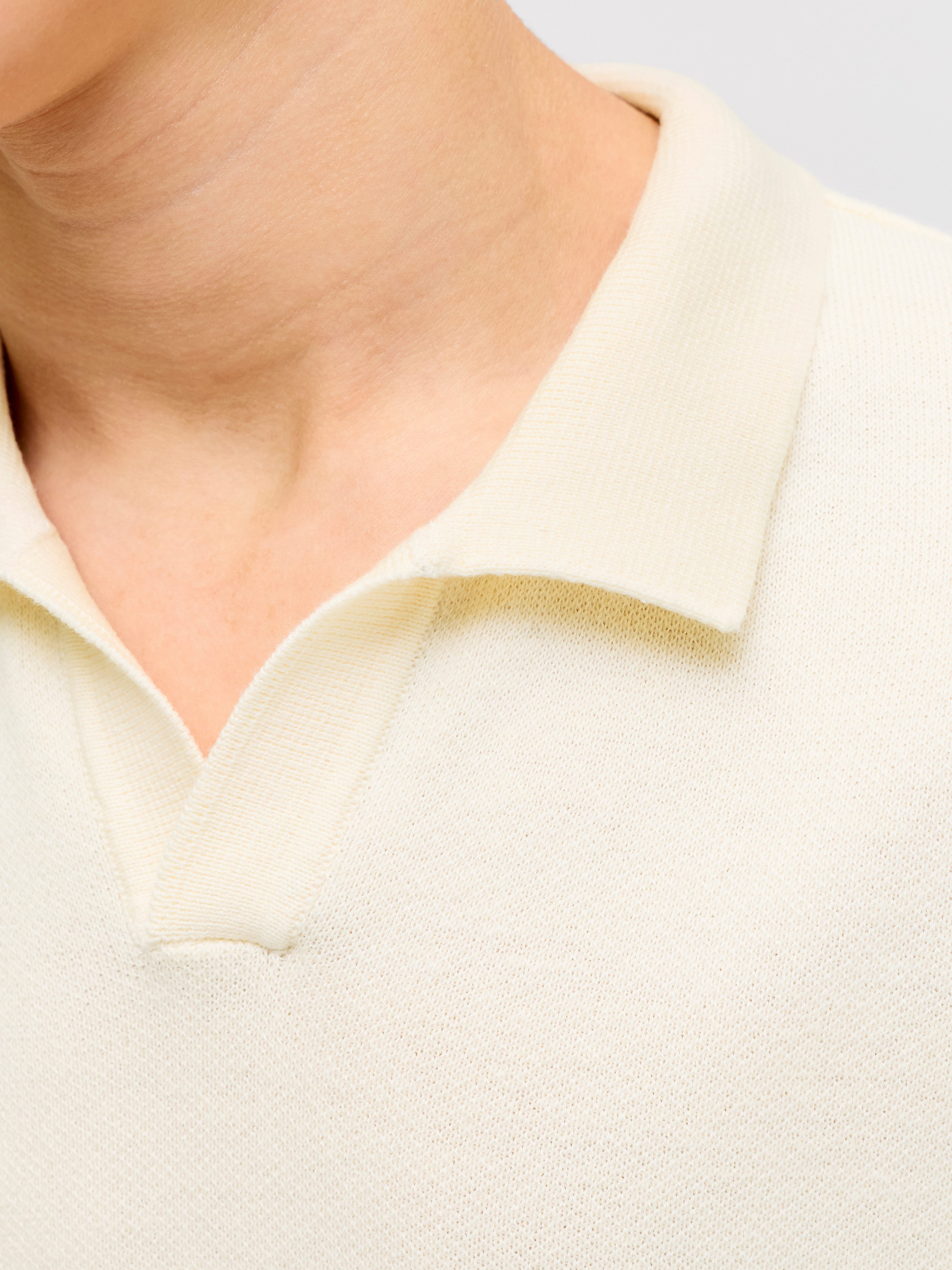 Jack & Jones Junior Polokragenpullover JORNORREBRO LIGHT KNIT SS POLO JNR