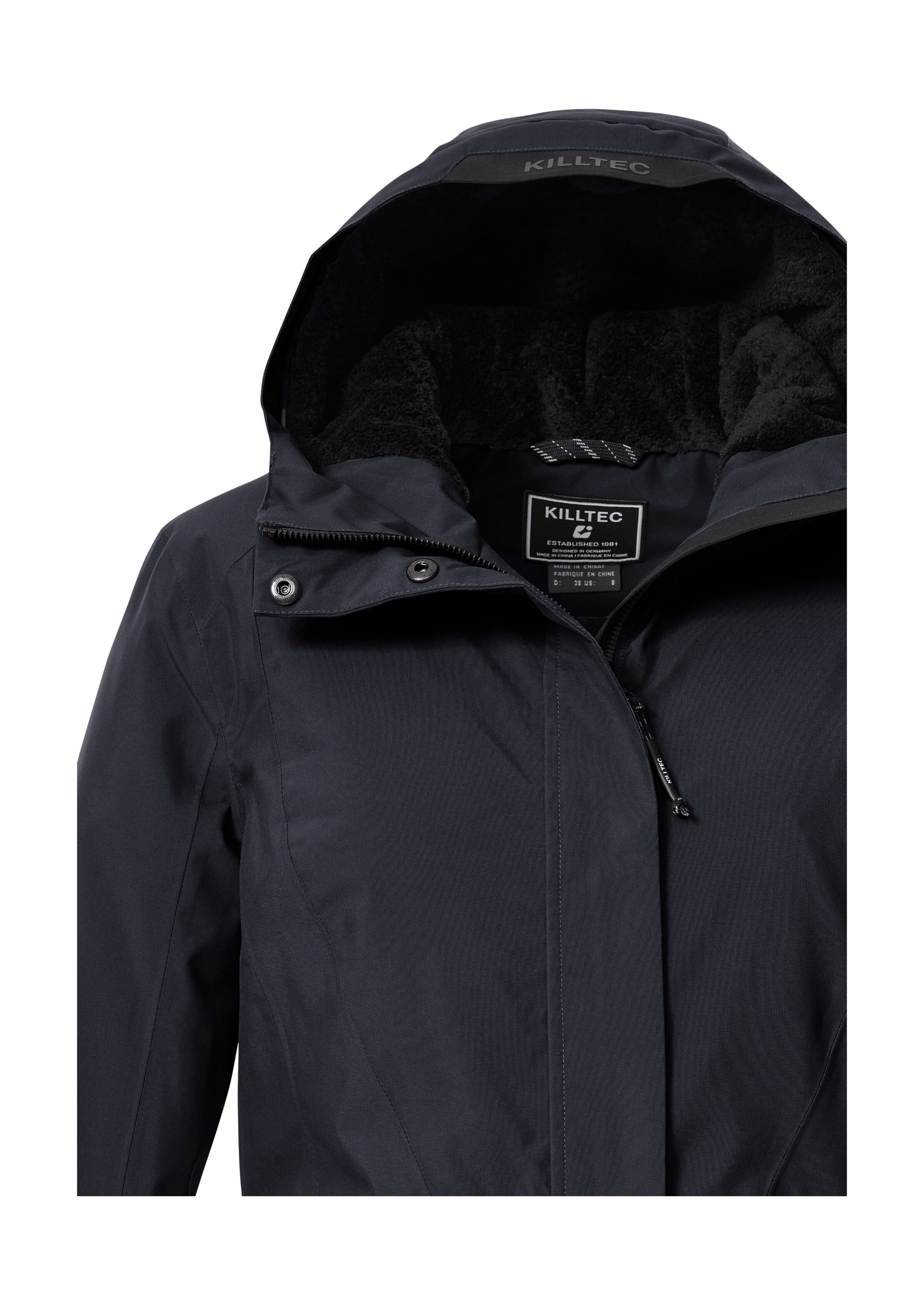 Killtec Parka KOW 19 WMN PRK Wasserdichter, atmungsaktiver Damenparka mit verstellbarer Kapuze