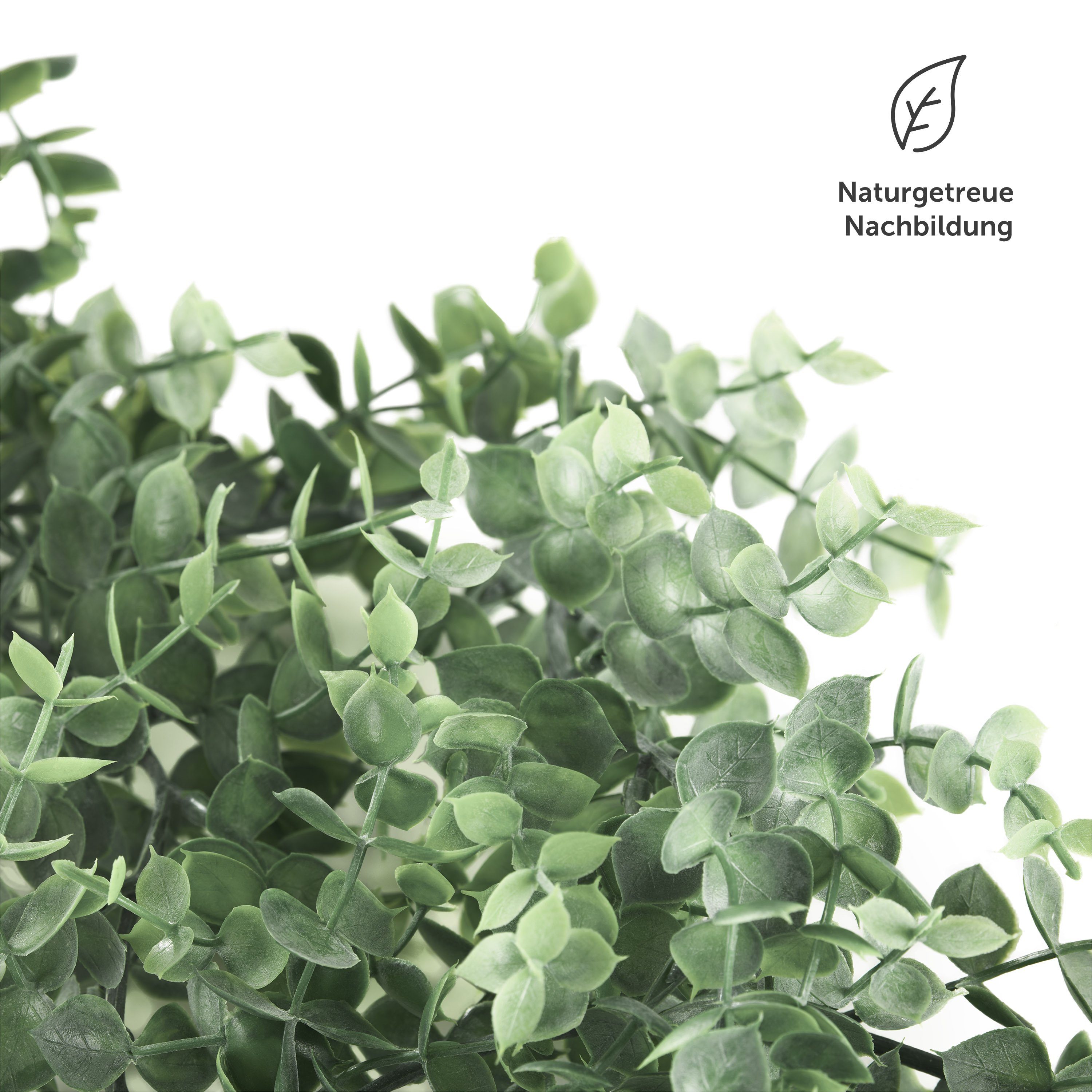 Kunstranke Künstliche Eukalyptusgirlande - 2er Set mit Kabelbindern, Blumta günstig online kaufen