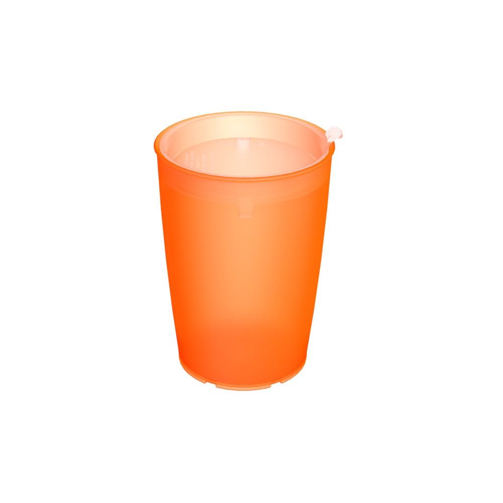 Ornamin Schnabelbecher Pflegebecher mit Schnabelaufsatz/Trinkaufsatz, 4-tlg., Kunststoff, Trinkhilfe l Alltagshilfe l Schnabeltasse l Made in Germany