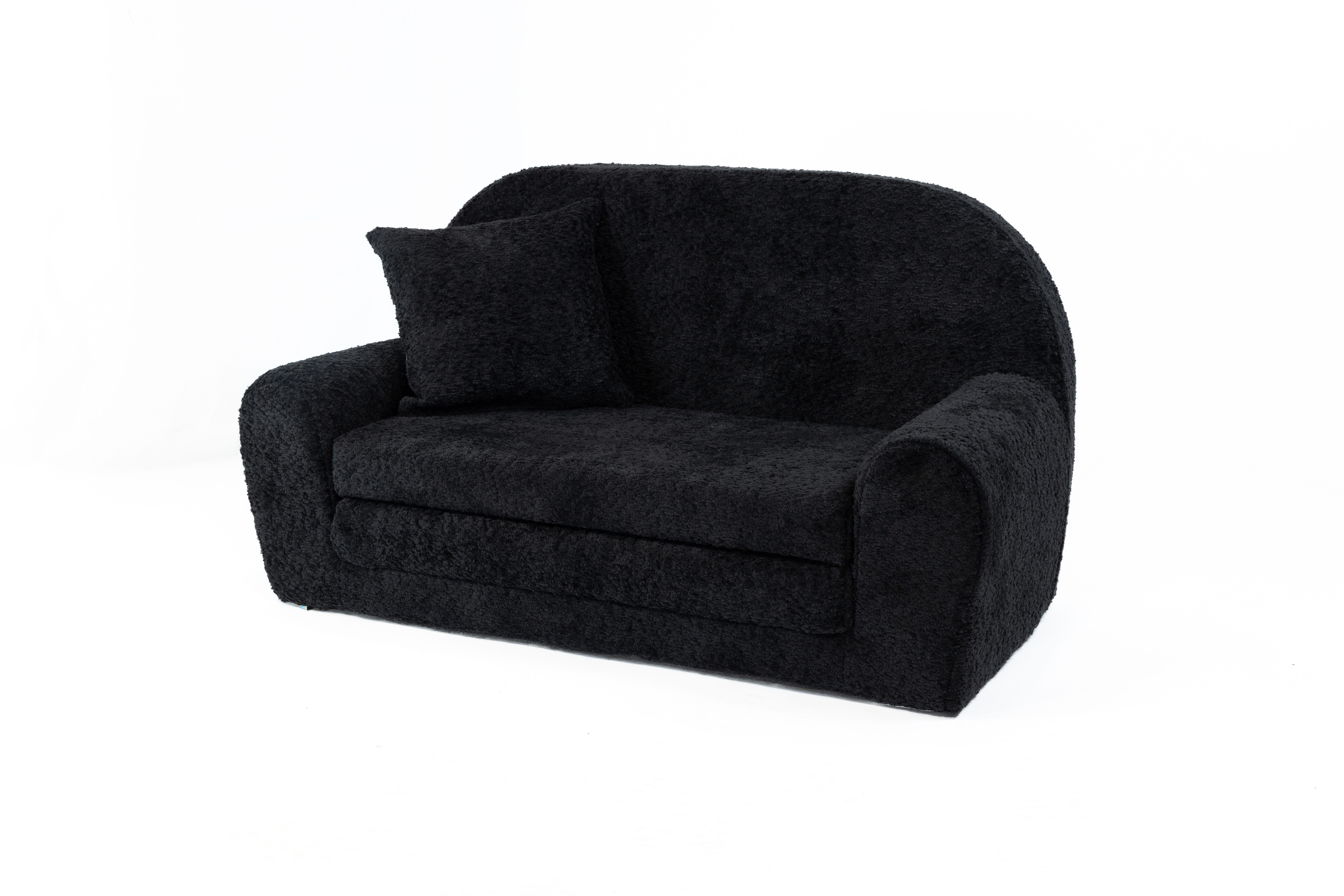 FORTISLINE Kindersofa Mini-Sofa Kindersofa Spielsofa aus Teddy-Stoff auskla günstig online kaufen