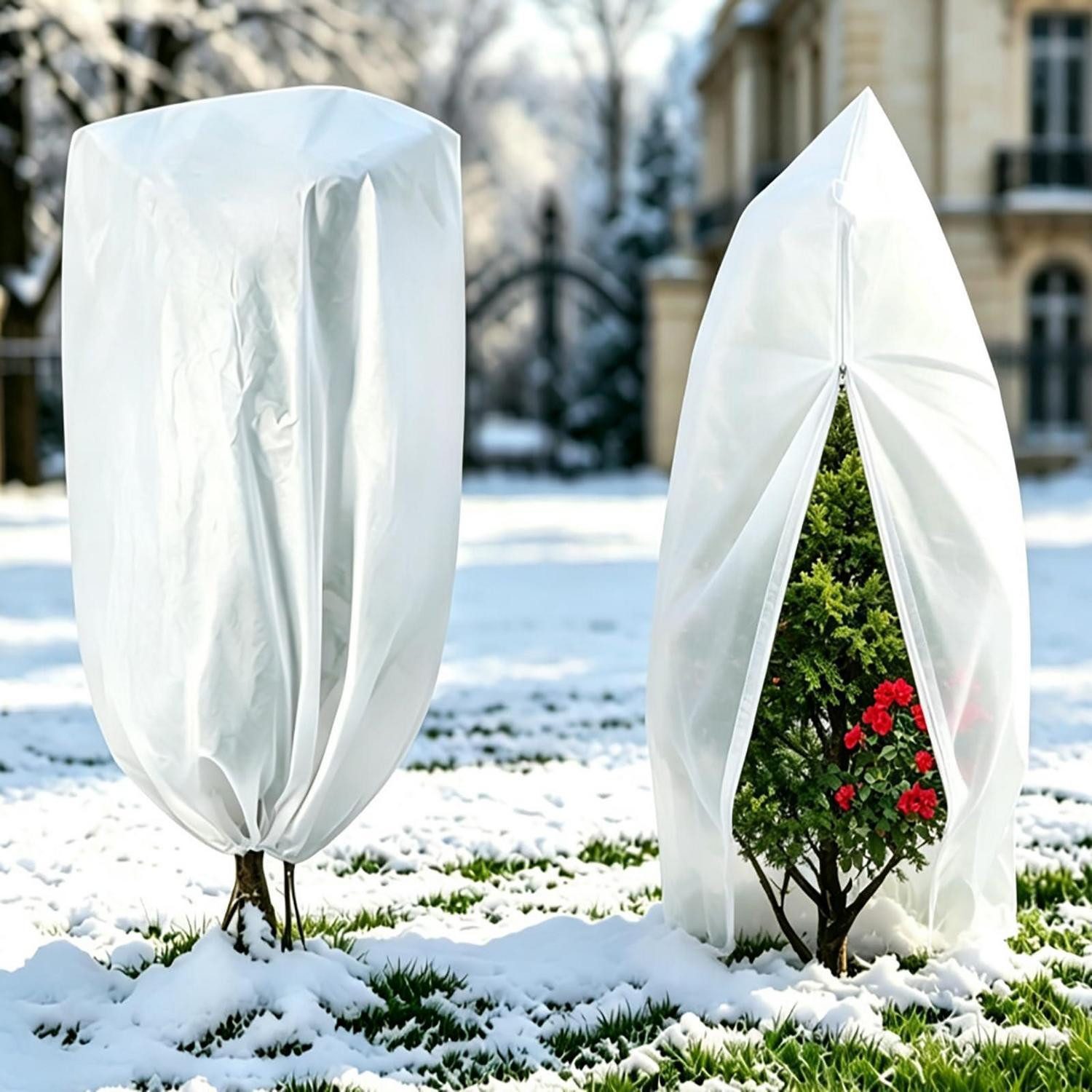LuxusKollektion Gartenmöbel-Schutzhülle Winterschutz Pflanzen 80x100cm