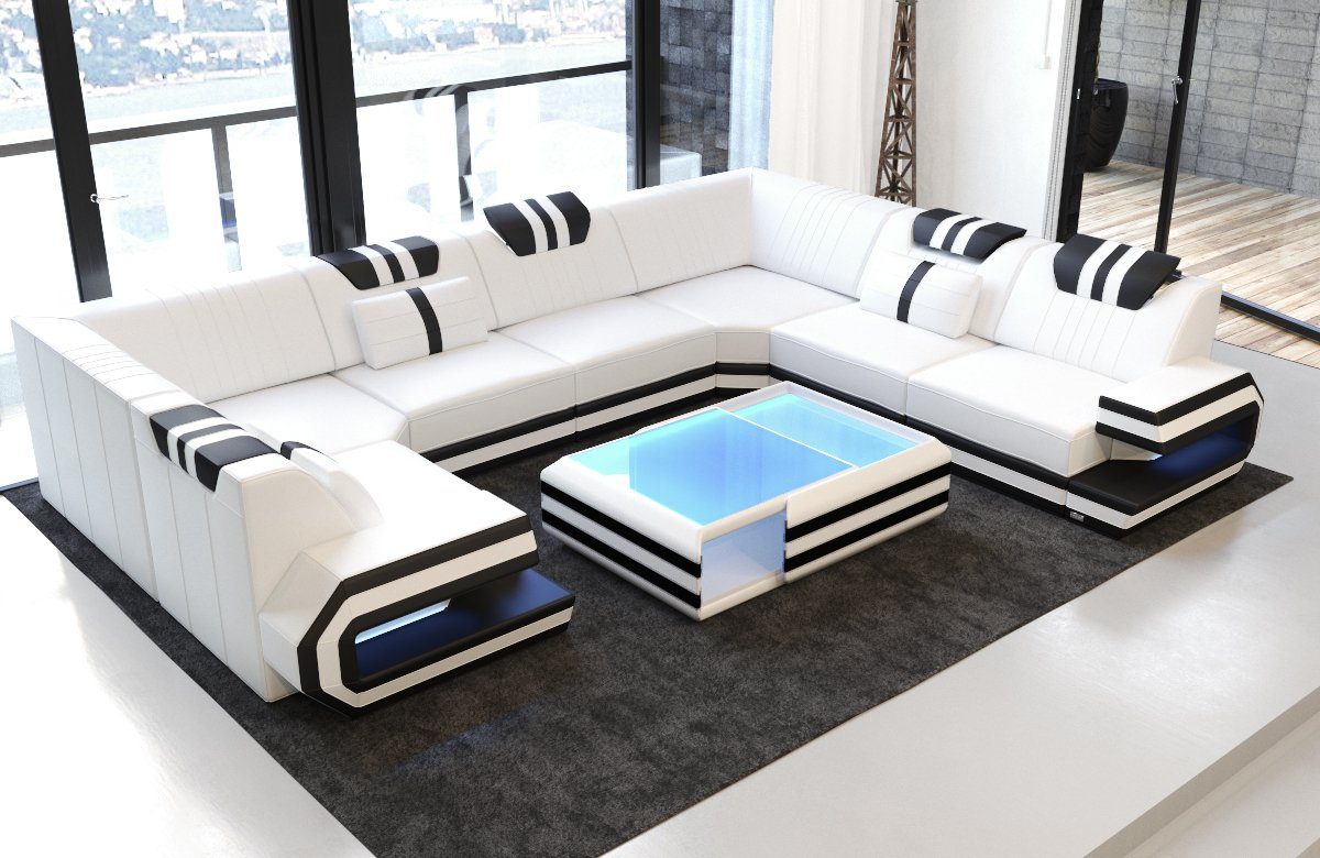Sofa Dreams Wohnlandschaft Sofa Ledercouch Leder günstig online kaufen