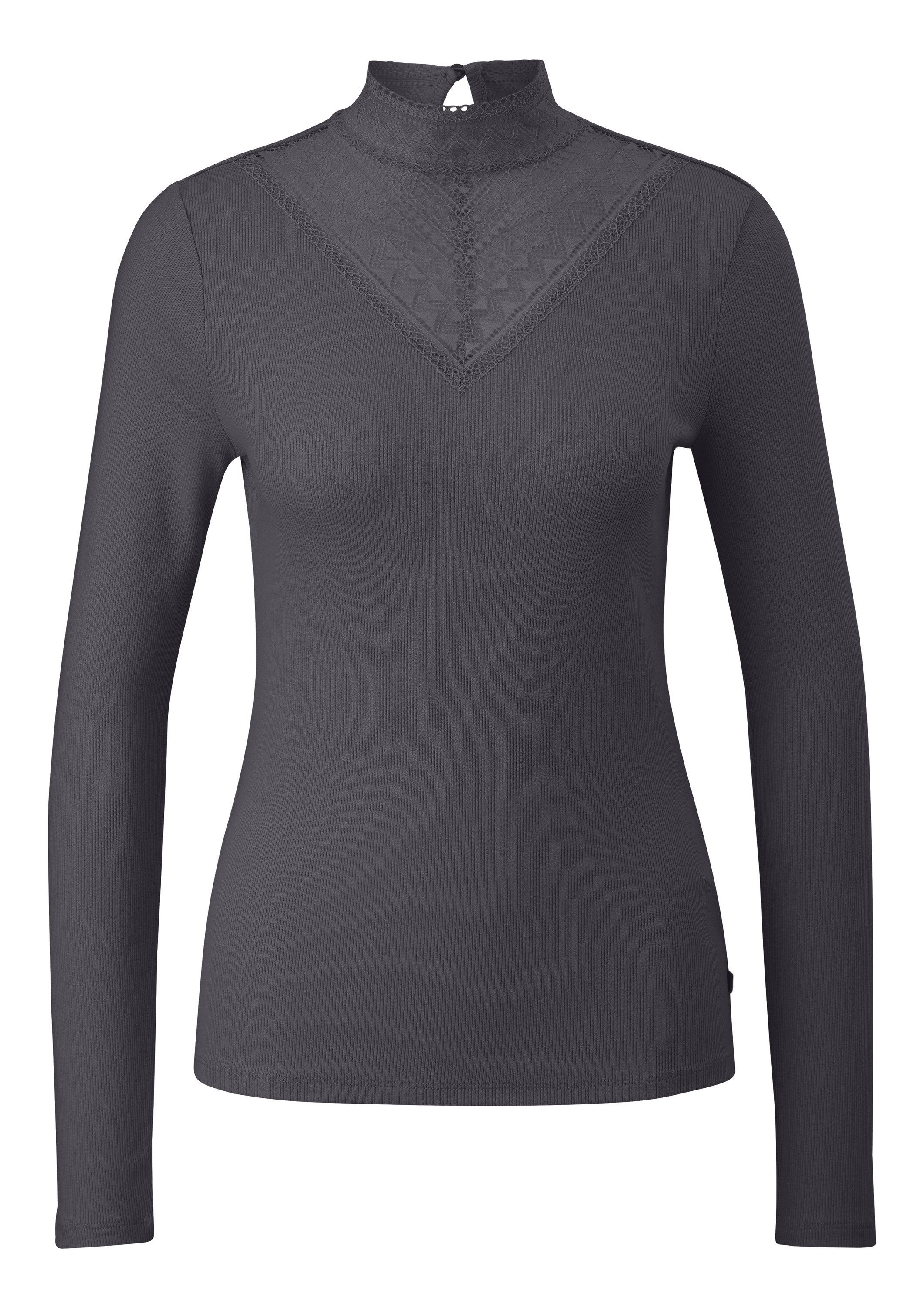QS Langarmshirt T-Shirt (1-tlg) günstig online kaufen